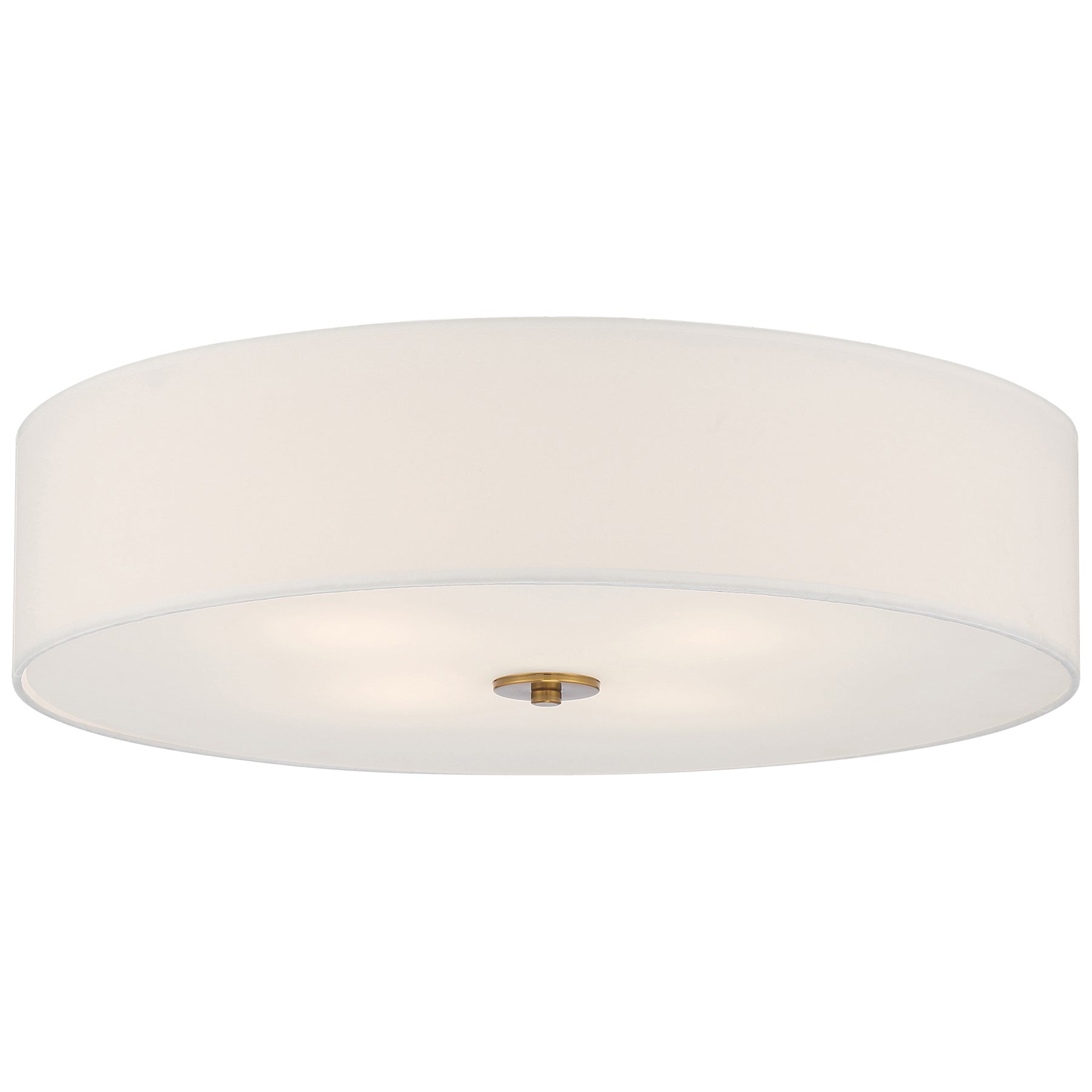 Mid Town 4 Light 24in. Flush Mount - Antique Brushed Brass