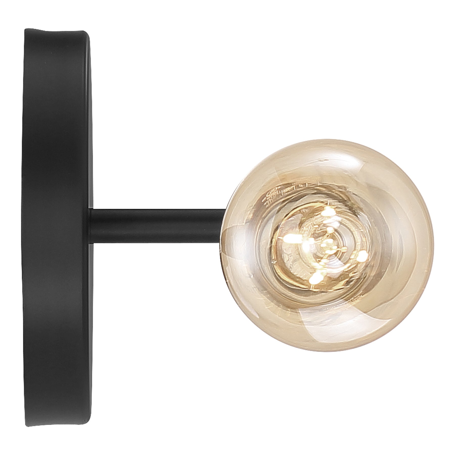 Iconic 2 Light 5in. Wall Sconce (Matte Black)