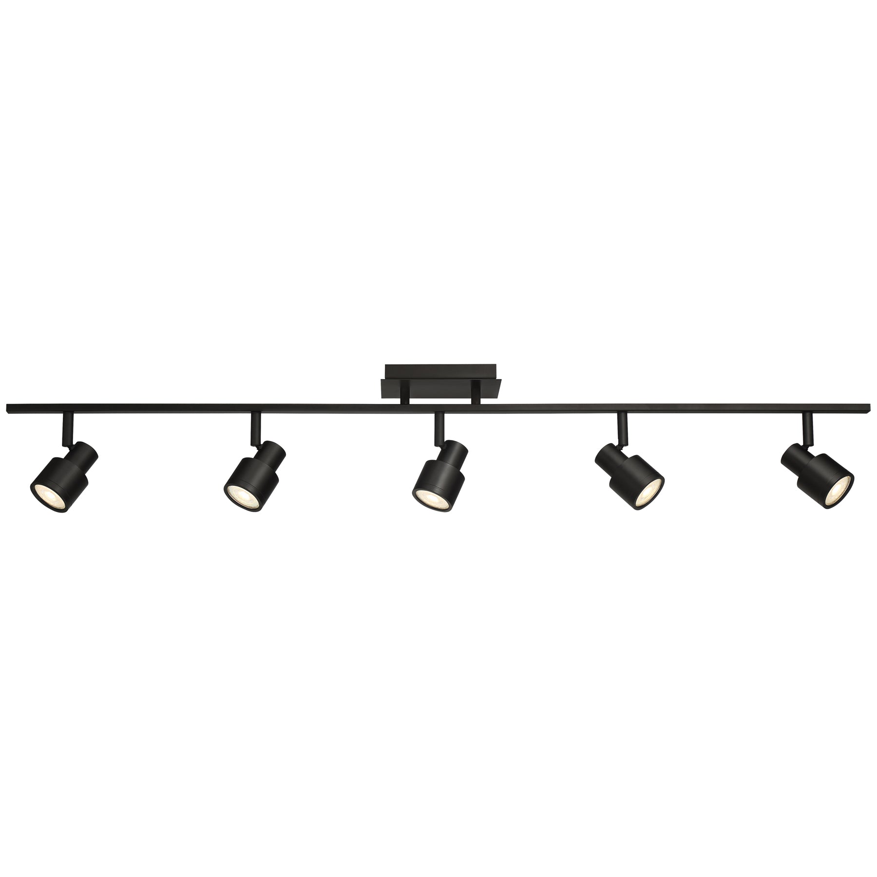 Lincoln 6.5" LED Contemporary Track Lighting Fixture Matte Black 