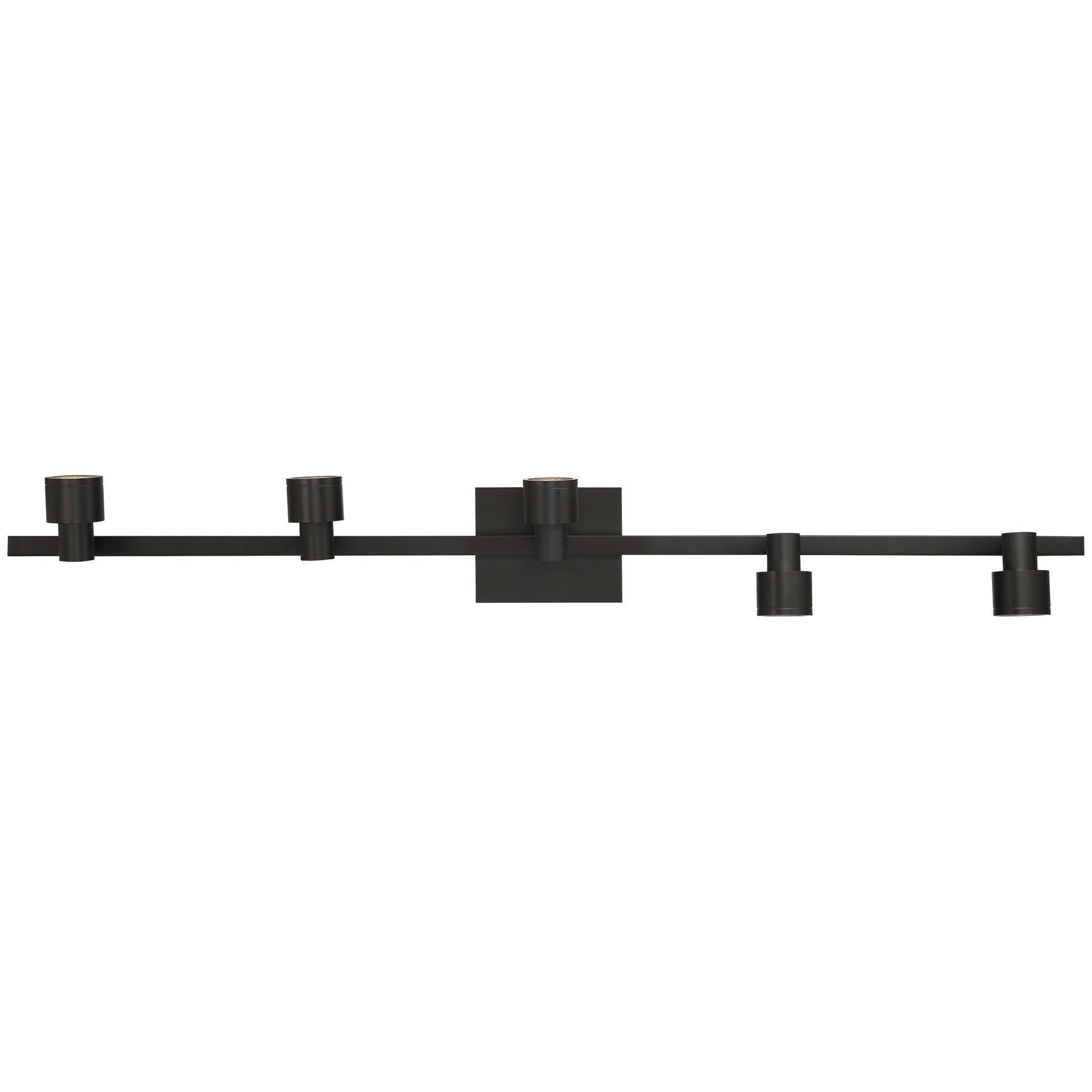 Lincoln 6.5" LED Contemporary Track Lighting Fixture Matte Black 