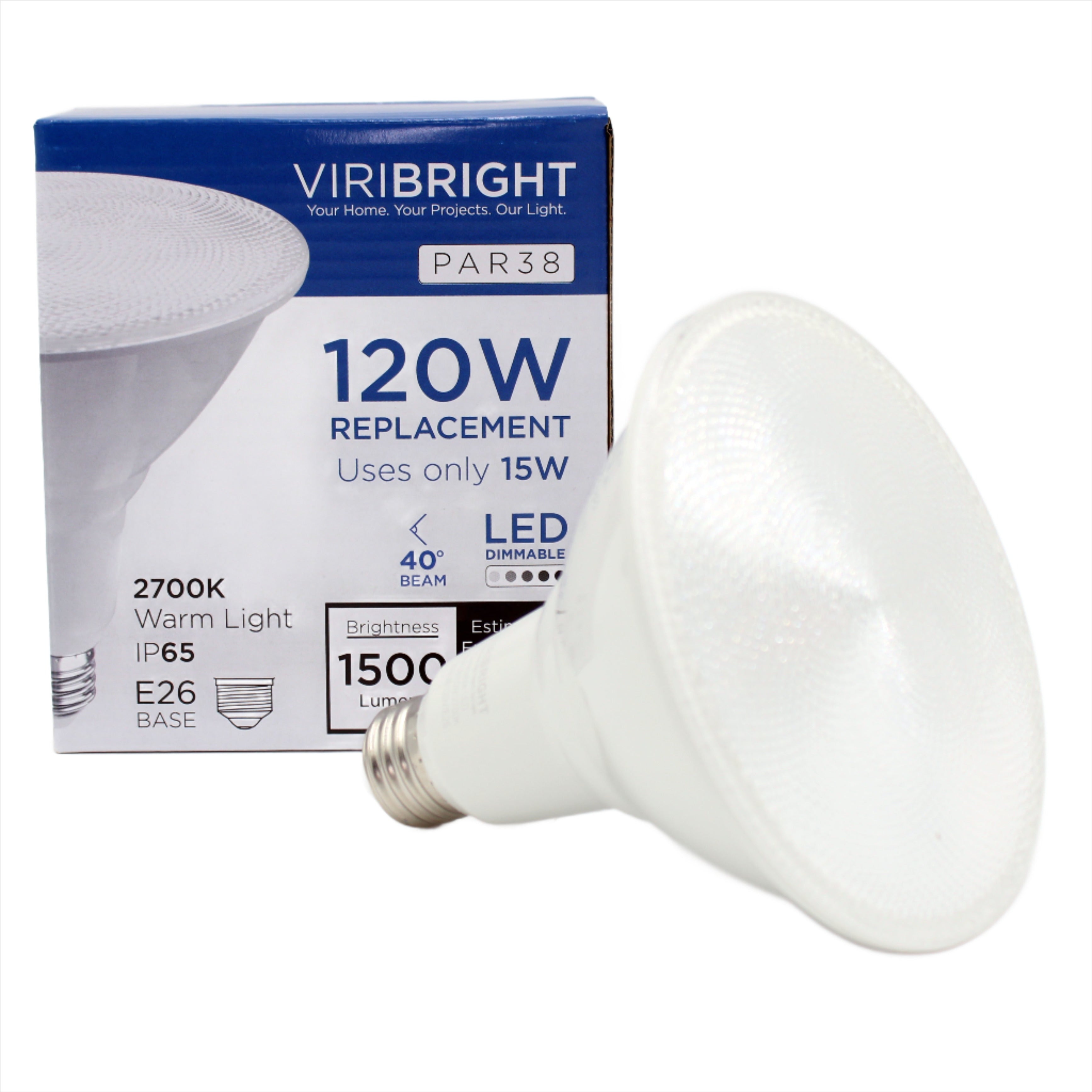 100-Watt Equivalent PAR38 Shape E26 Base 1500 Lumen LED Light Bulb