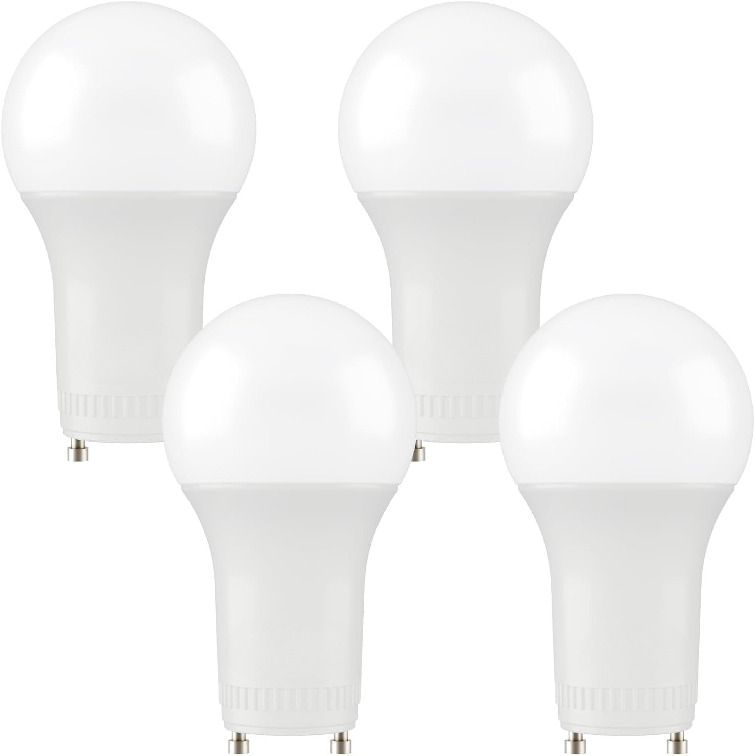 100-Watt EQ A19 GU24 Dimmable 1100lm LED Light Bulb JA8, T24, CEC (4 Pack)