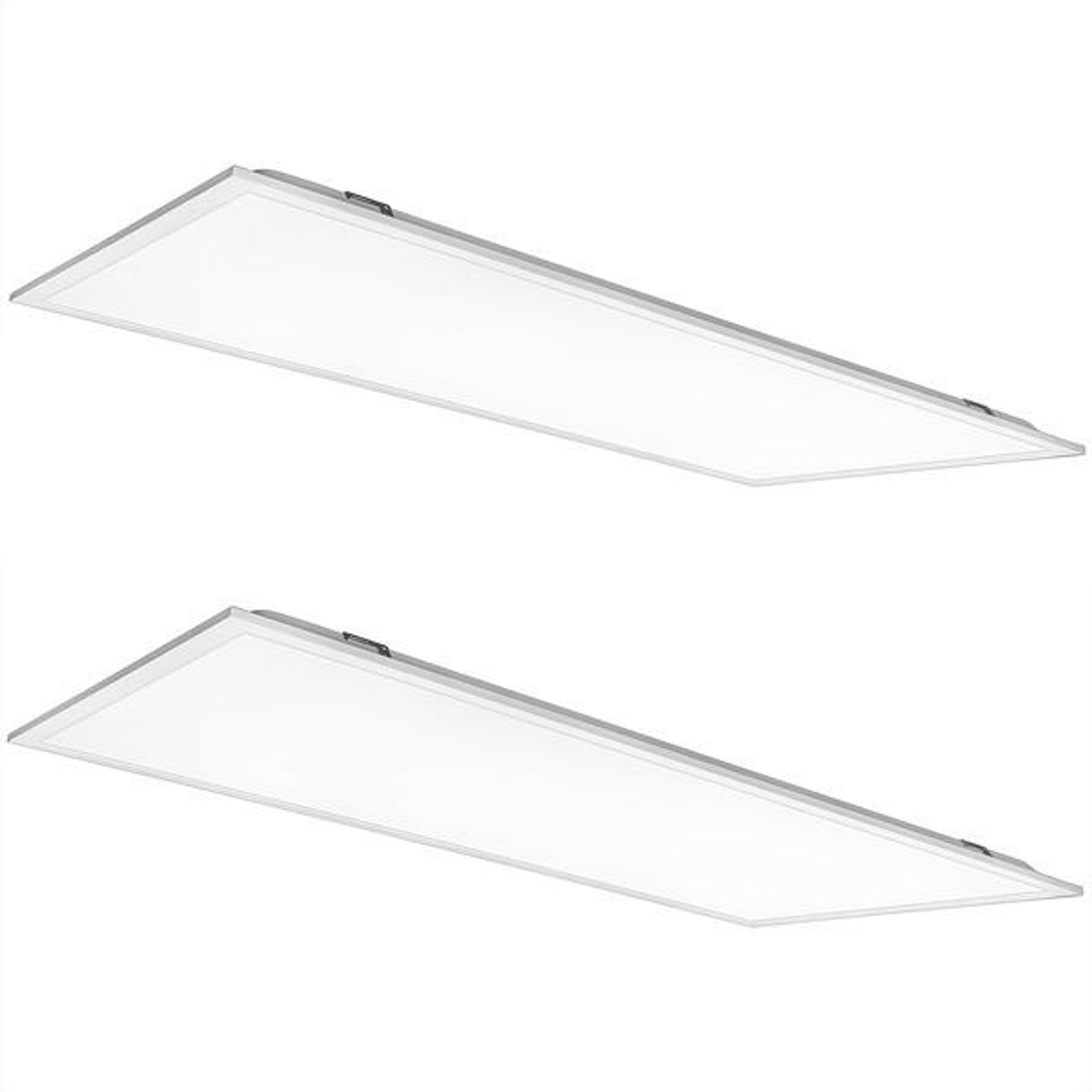 30W/40W/50W 2x4 LED Panel Fixture - 50W Incandescent Equal - CCT Selectable 2 Pack