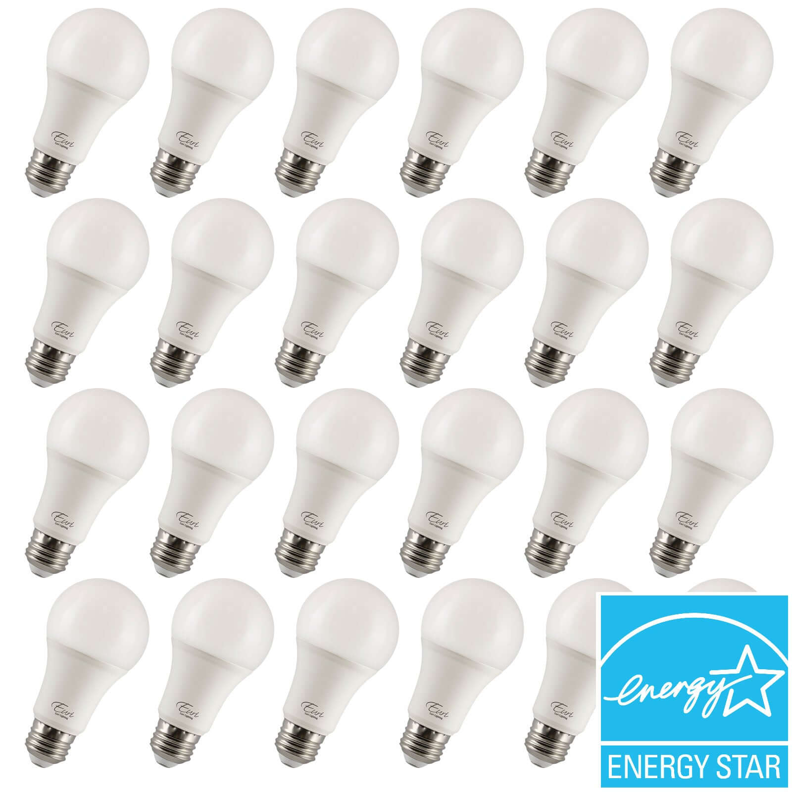 Viribright - 100-Watt EQ A19 E26 EFS Dimmable Energy Star General Purpose LED Light Bulb - 651638-24ES