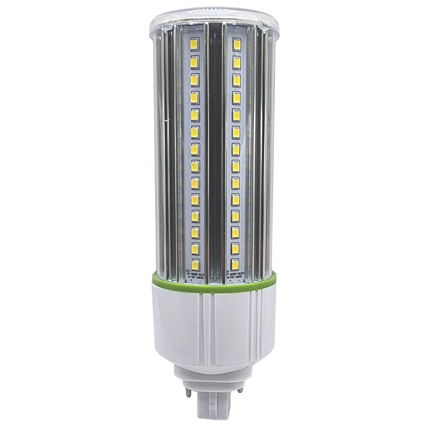 Viribright - 20-Watt Vertical PL Corn Bulb G24D/GX24D (2 PIN) Suitable Enclosed fixtures - 97946