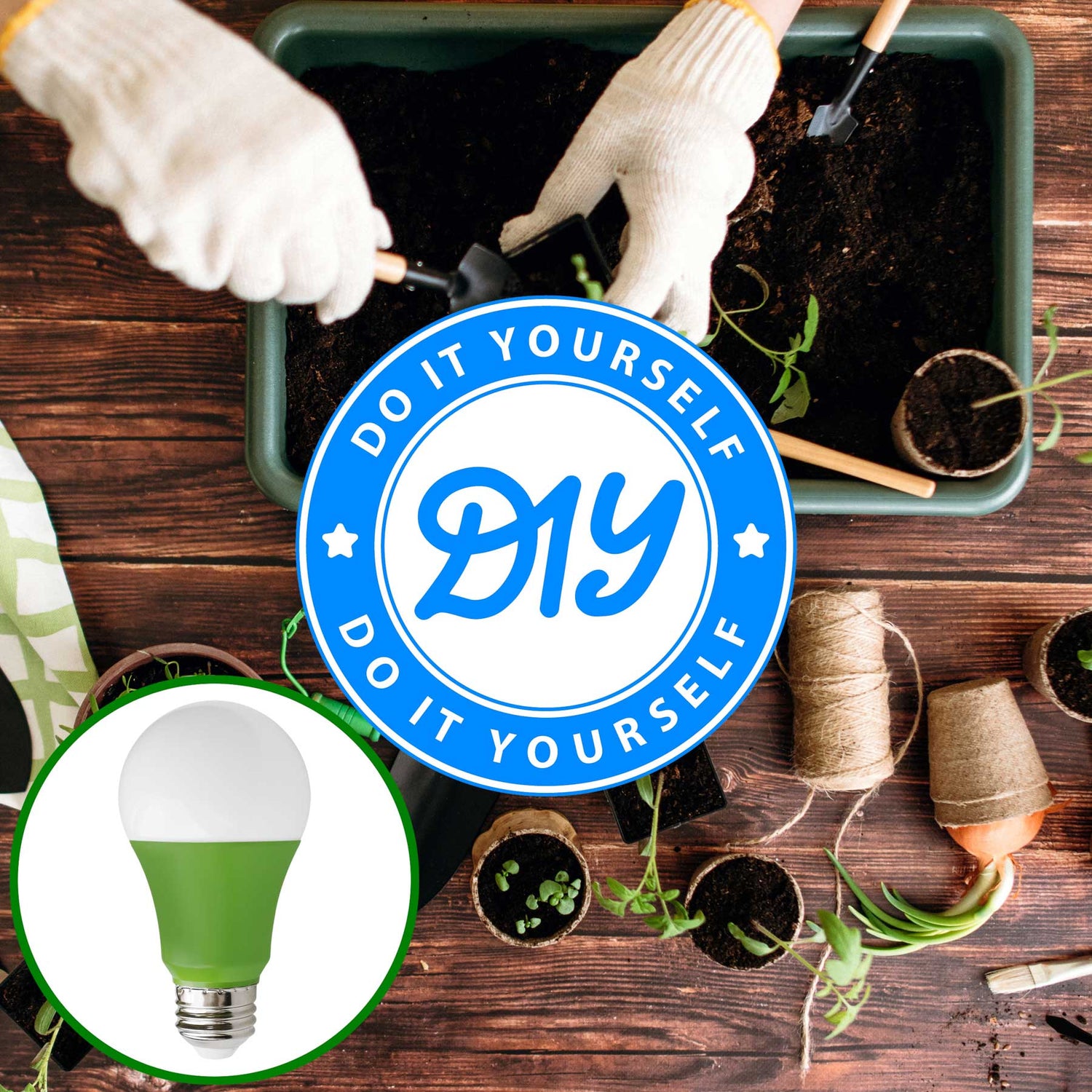 A19 E26 LED Indoor Garden Grow Light Bulb