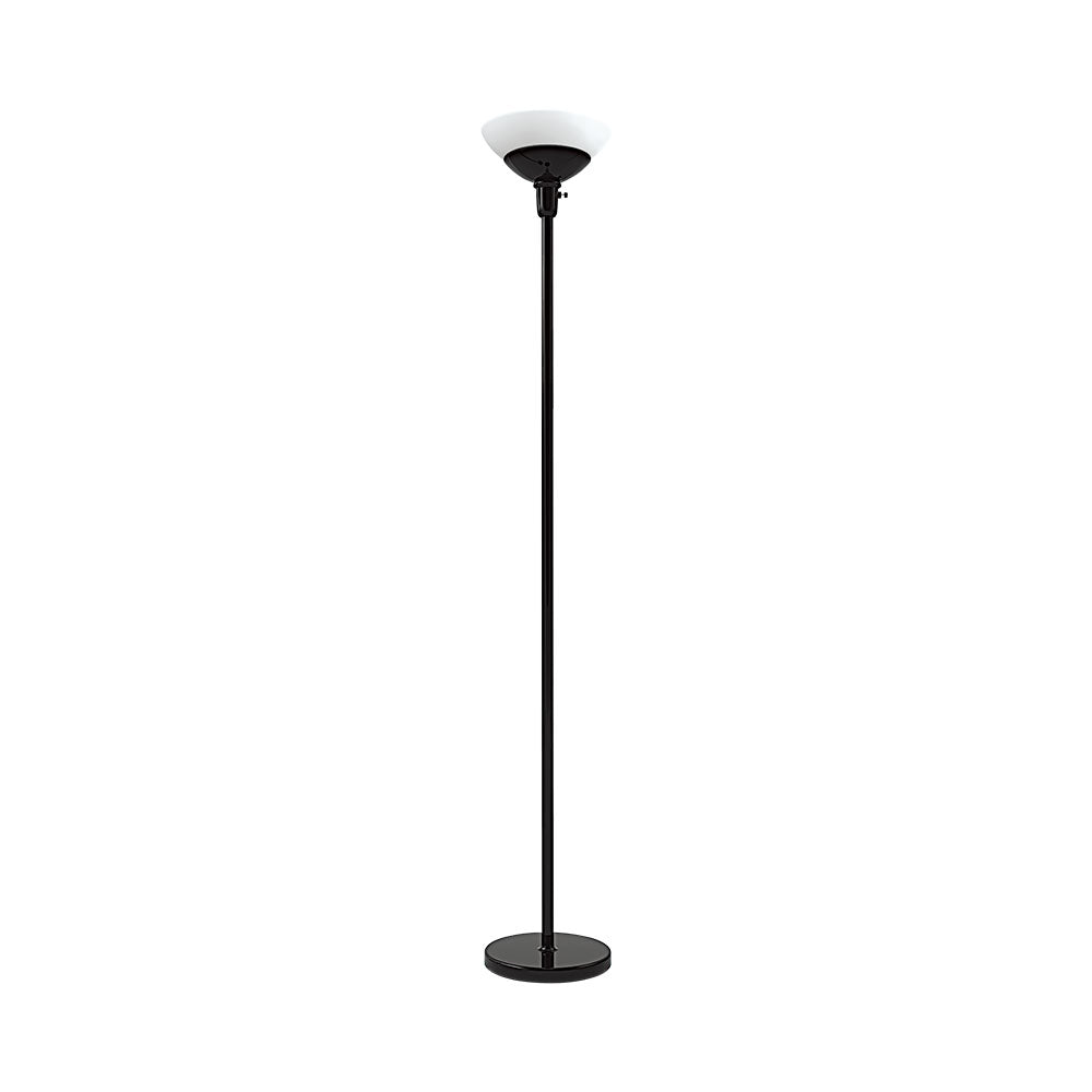 Torchiere 69in. Tall LED Floor Lamp, Matte Black