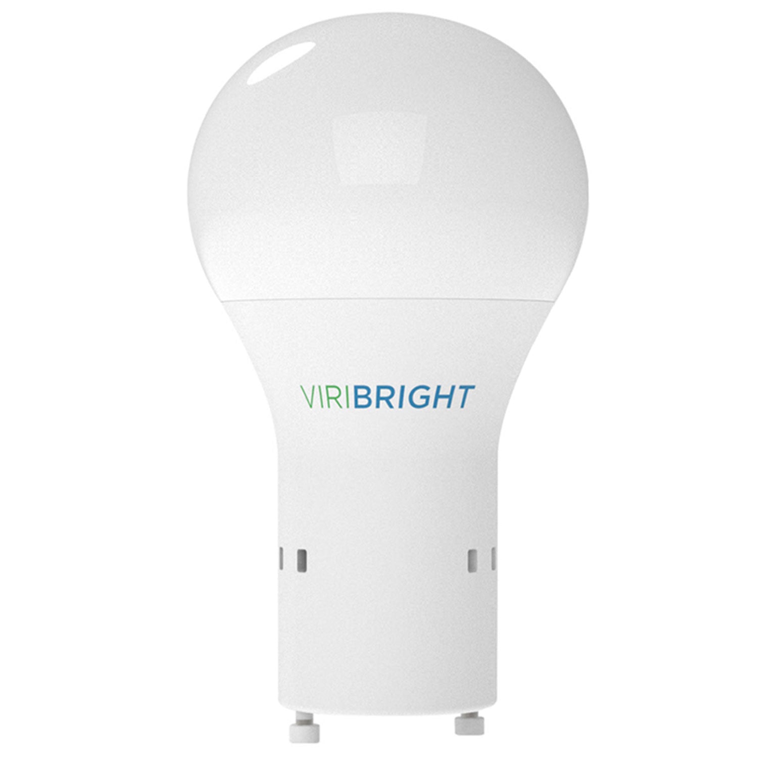 A single A19 shape bulb GU26 Pase LED light bulb from a Viribright Pro Pack