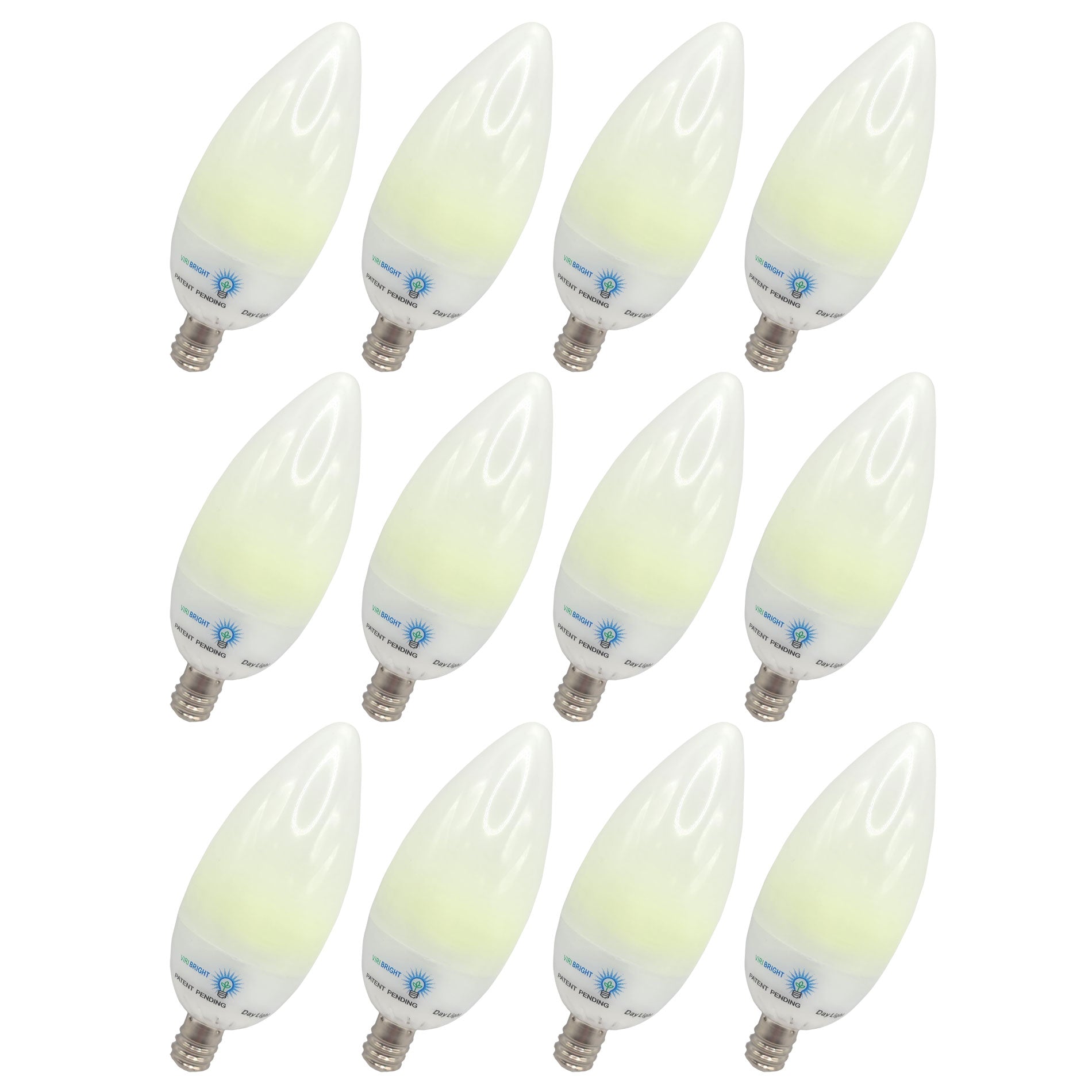 Chandelier Candelabra 22-Watt Equivalent B11 E12 LED Frosted LED Light Bulbs