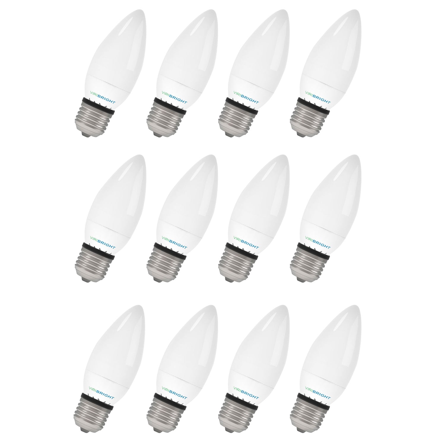 Chandelier 25-Watt Equivalent B11 E26 Frosted LED Light Bulb
