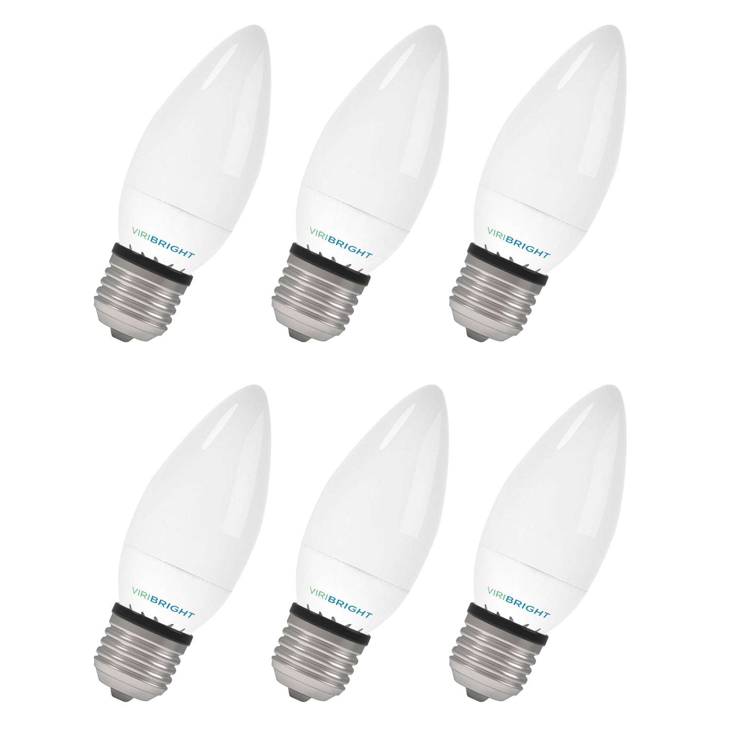 Chandelier 25-Watt Equivalent B11 E26 Frosted LED Light Bulb