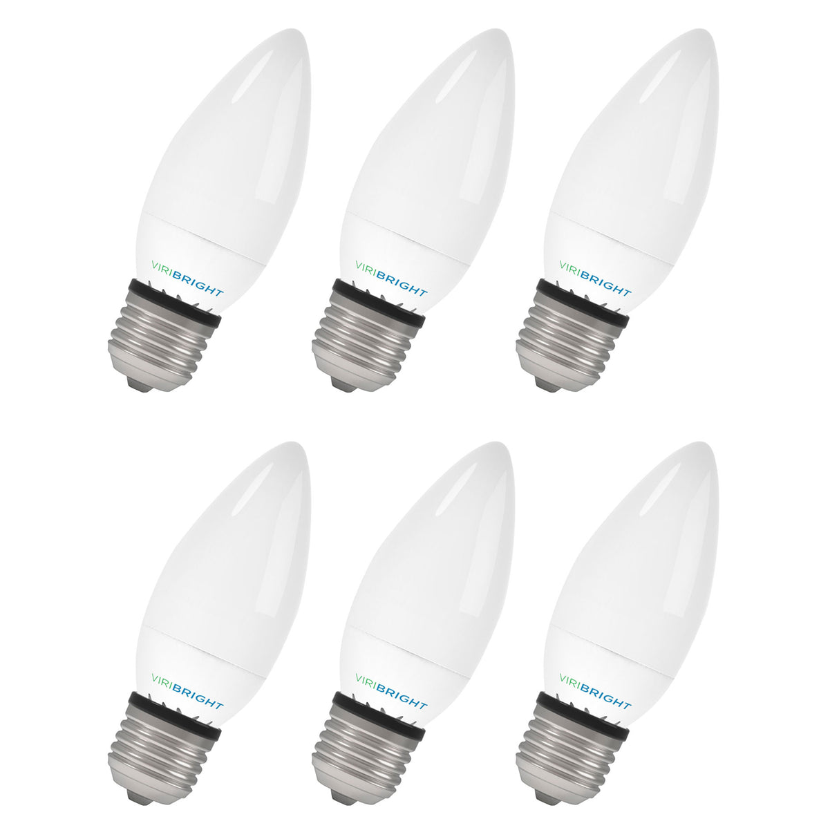 Chandelier 25-Watt Equivalent B11 E26 Frosted LED Light Bulb