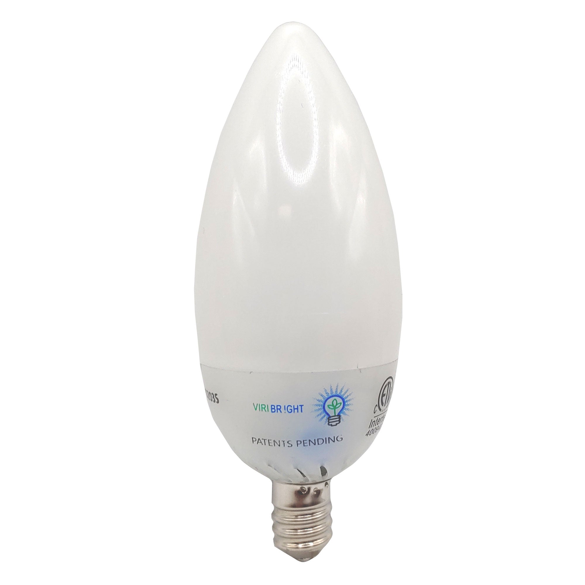 Chandelier 25-Watt Equivalent B10 E12 Frosted LED Light Bulb