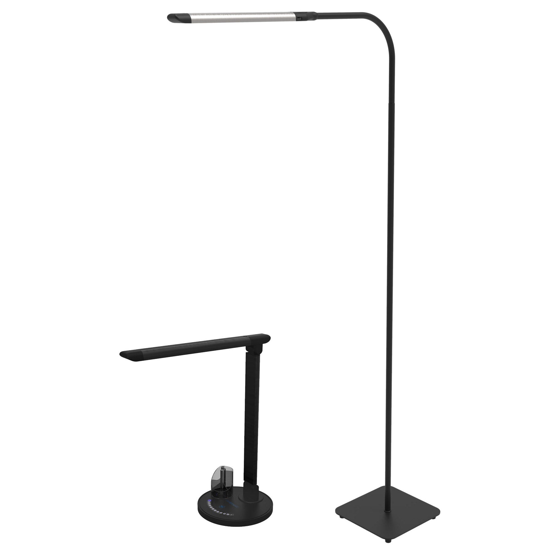 Viribright LED Desk Lamp Floor & Desk Bundle