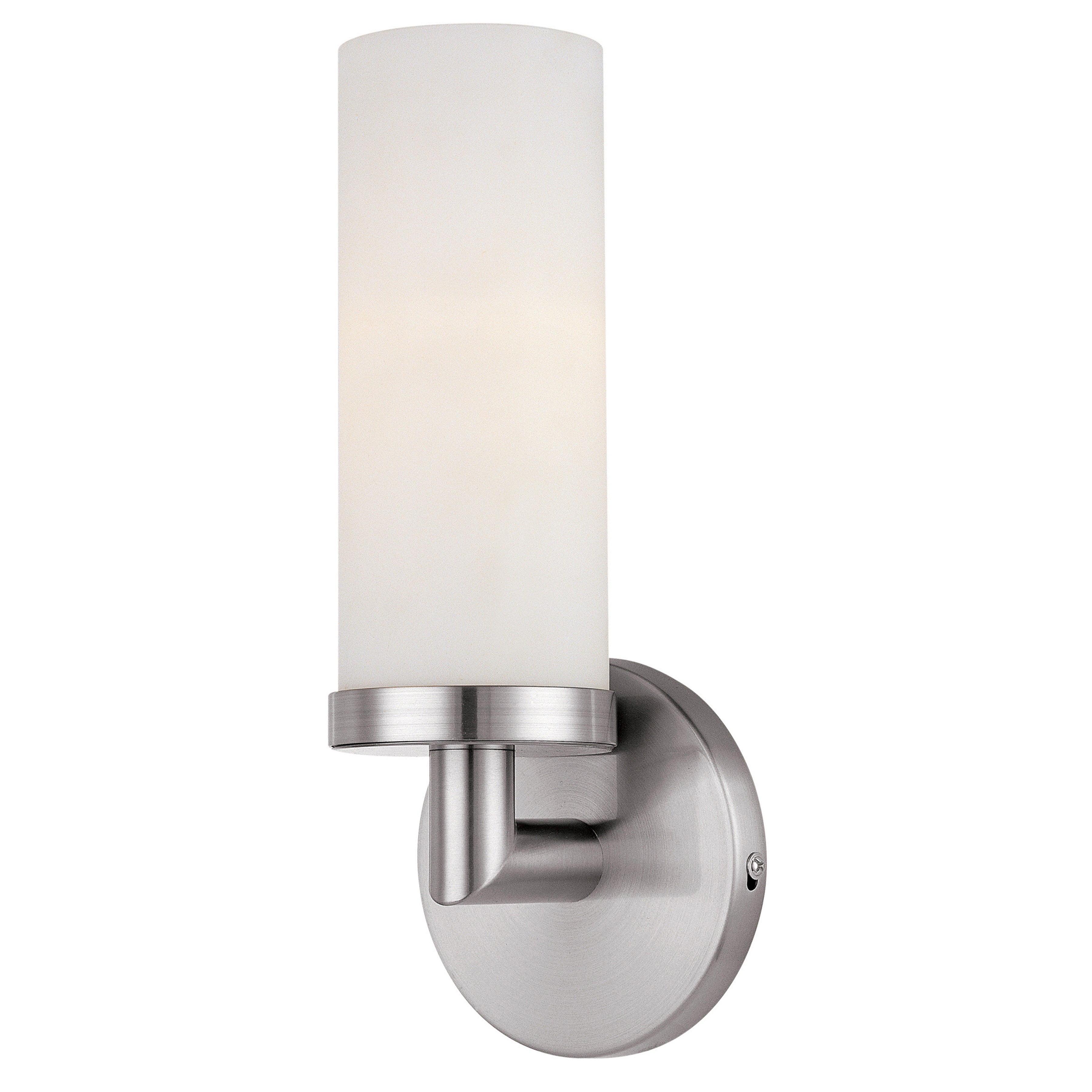 Aqueous LED Wall Sconce Light, Brushed Steel