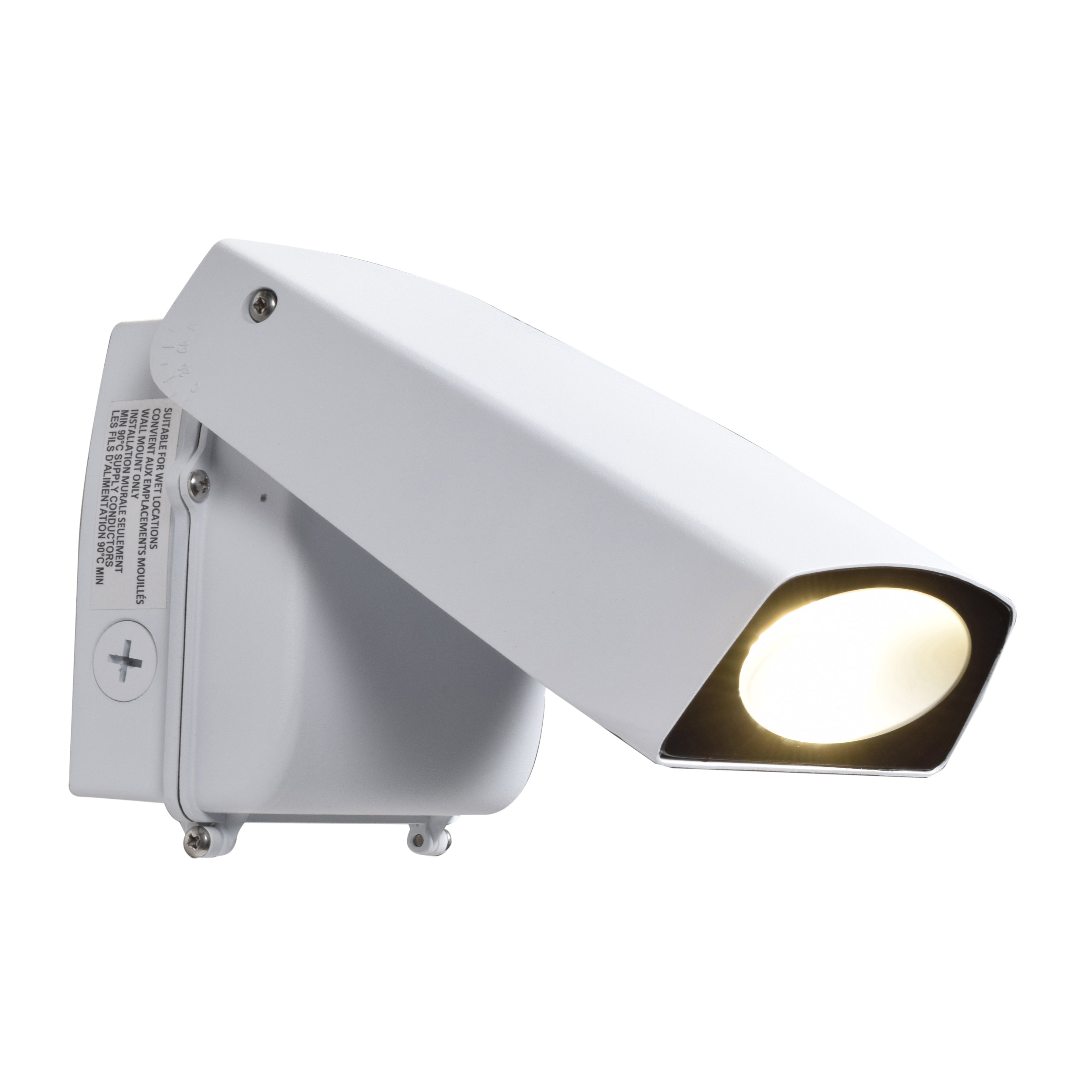 Adapt Outdoor Adjustable LED Wall Mount Light, White