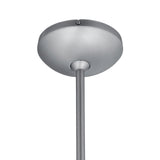  Glass`n Glass Cylinder 10" Contemporary Hanging Light Brushed Steel