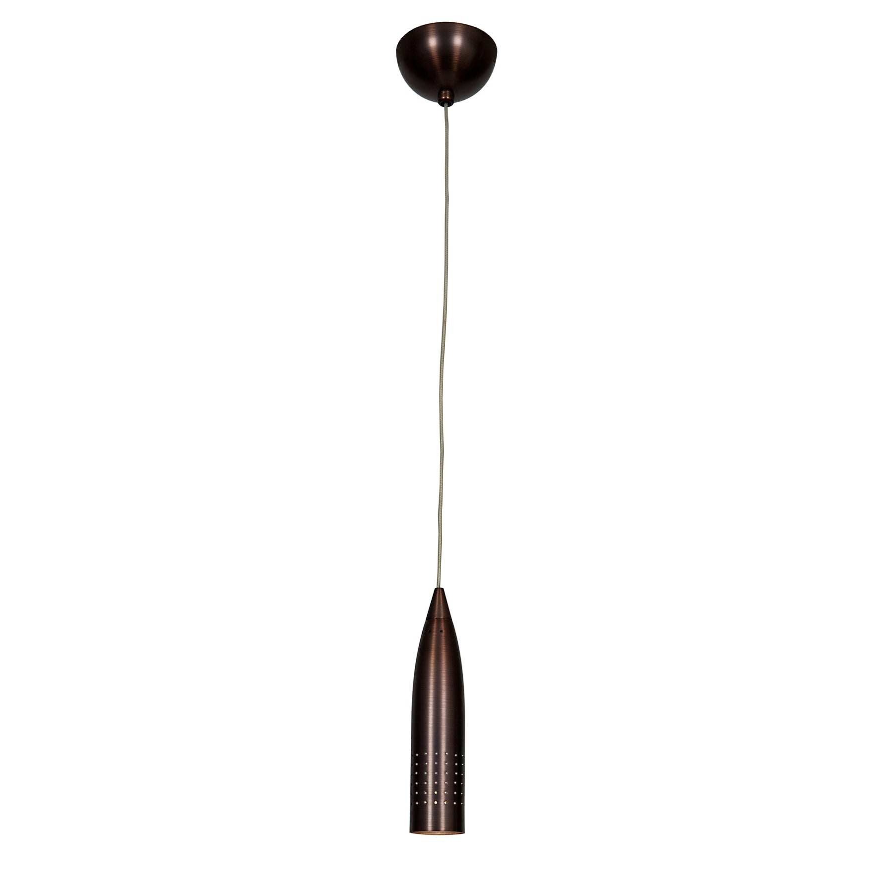 Odyssey 9.25" Contemporary Hanging Pendant Lighting Bronze