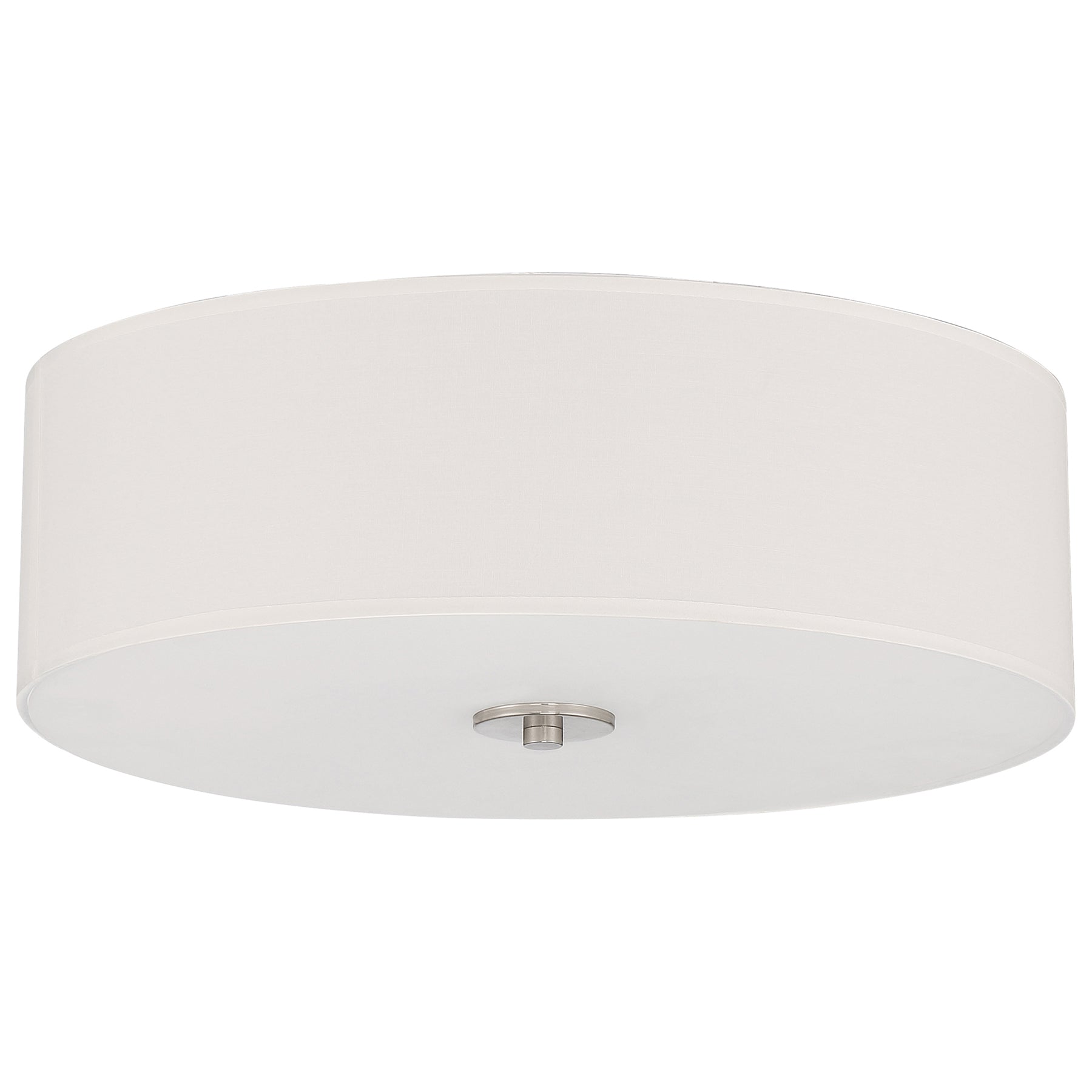 Mid Town 3 Light 18in. Flush Mount - Brushed Steel