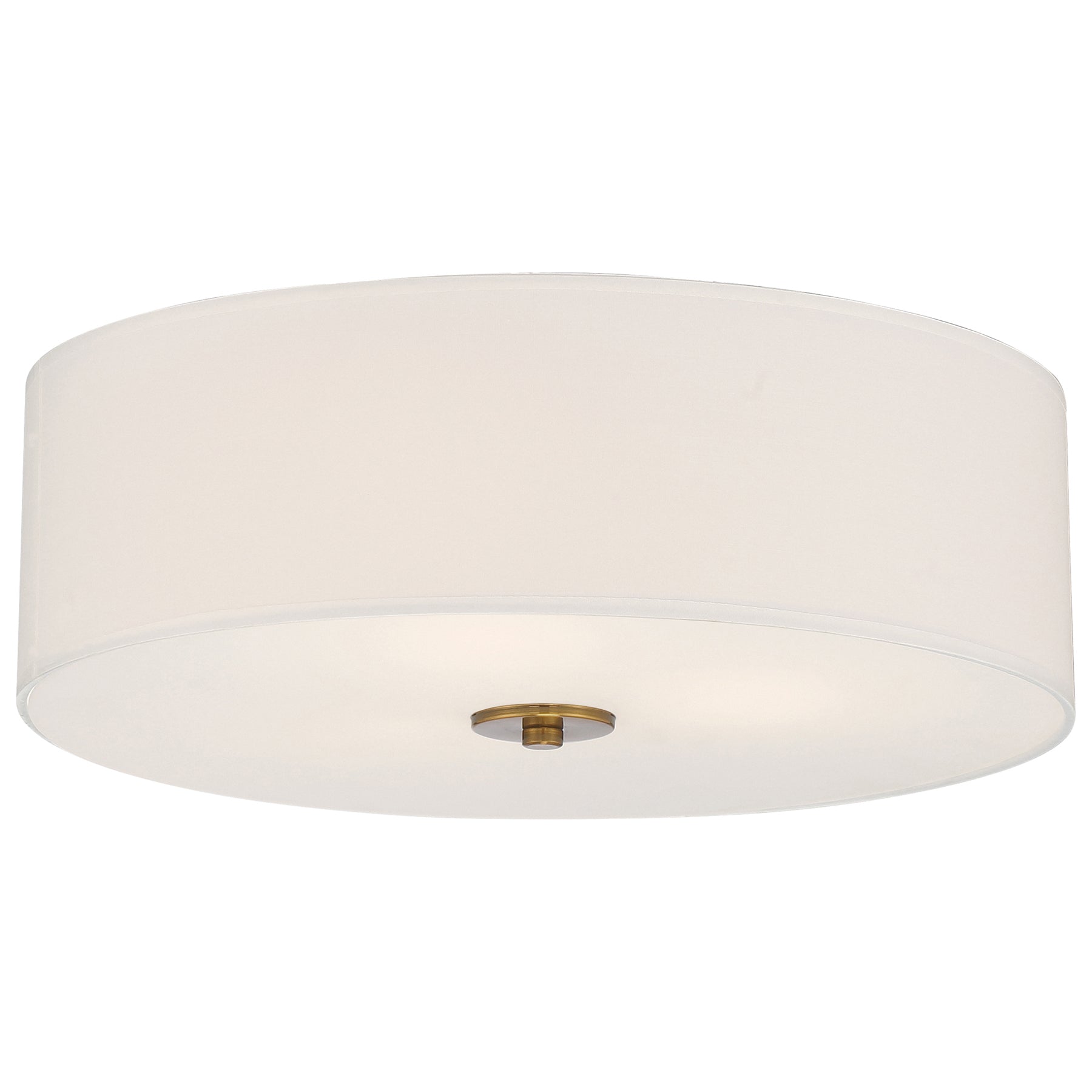 Mid Town 3 Light 18in. Flush Mount - Antique Brushed Brass