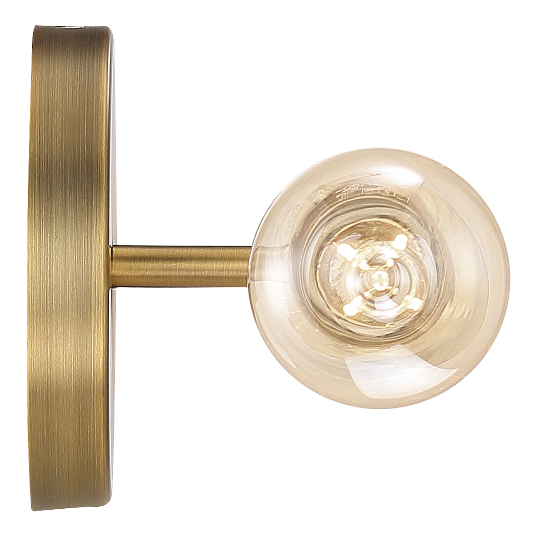  View details for Iconic 2 Light 5in. Wall Sconce (Antique Brushed Brass) Iconic 2 Light 5in. Wall Sconce (Antique Brushed Brass)