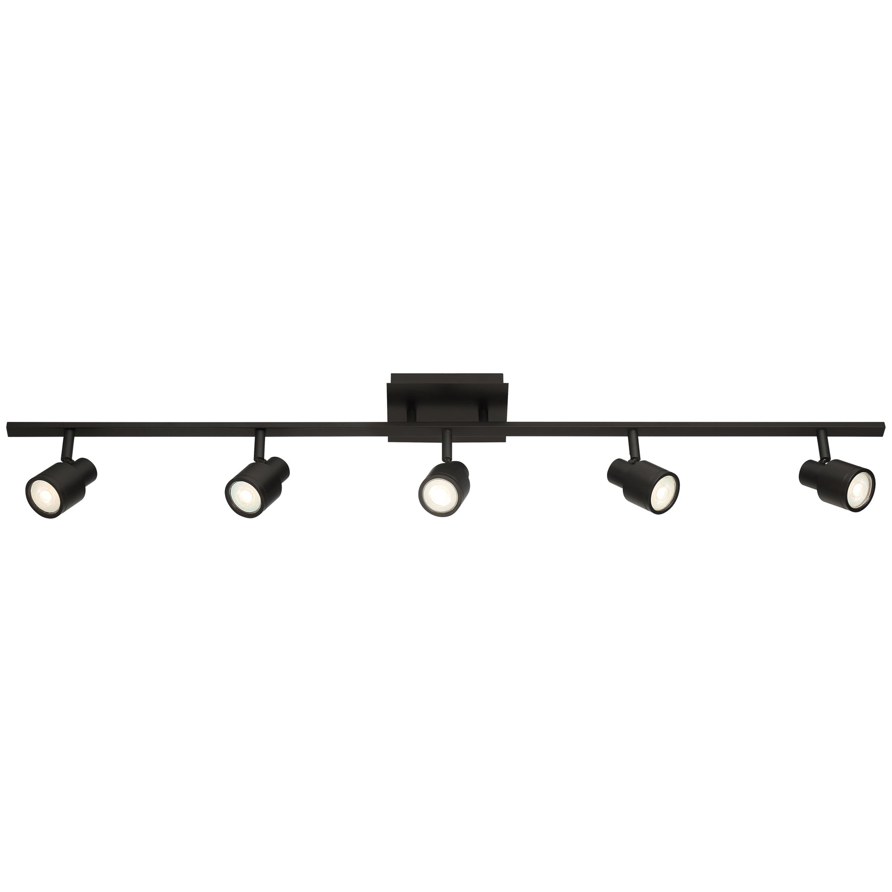 Lincoln 6.5" LED Contemporary Track Lighting Fixture Matte Black 