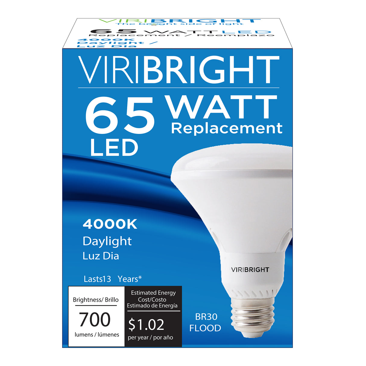 65-Watt EQ BR30 E26 Dimmable 850lm LED Bulb [T20+UL+ES+T20] (12 Pack)