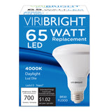 65-Watt EQ BR30 E26 Dimmable 850lm LED Bulb [T20+UL+ES+T20] (12 Pack)
