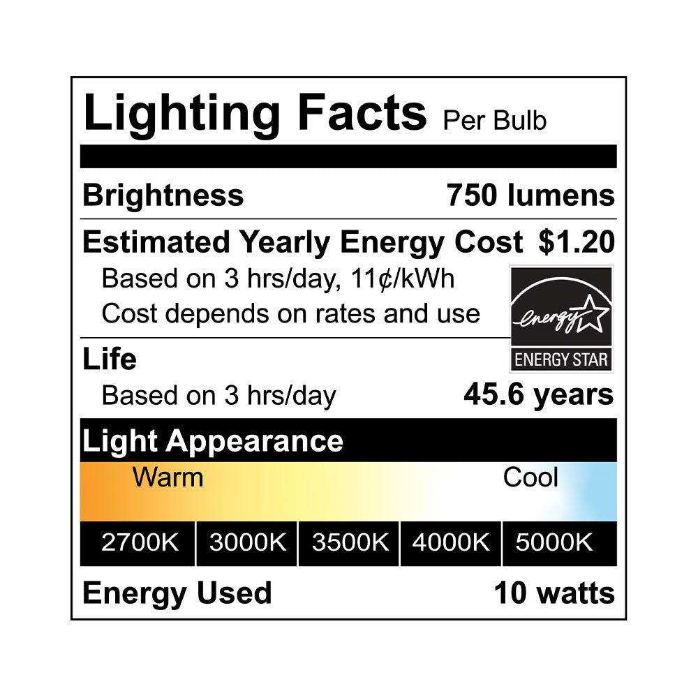 10-Watt 4" 5CCT Retrofit LED Downlight 750lm 120V with E26 Adapter (20-Pack)