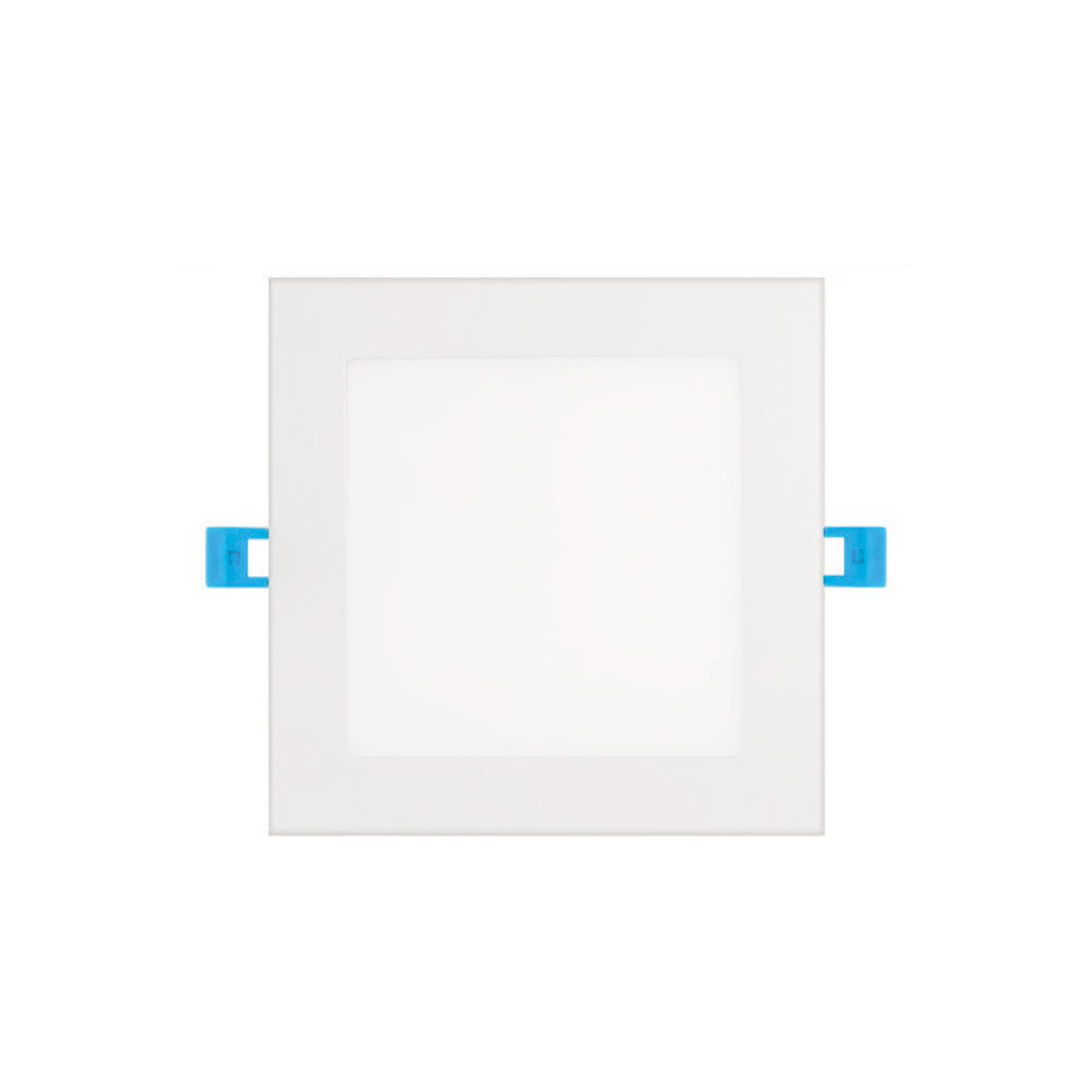 9-Watt 4" Canless Square Slim 4000K 600lm 120V LED Downlight (12-Pack)