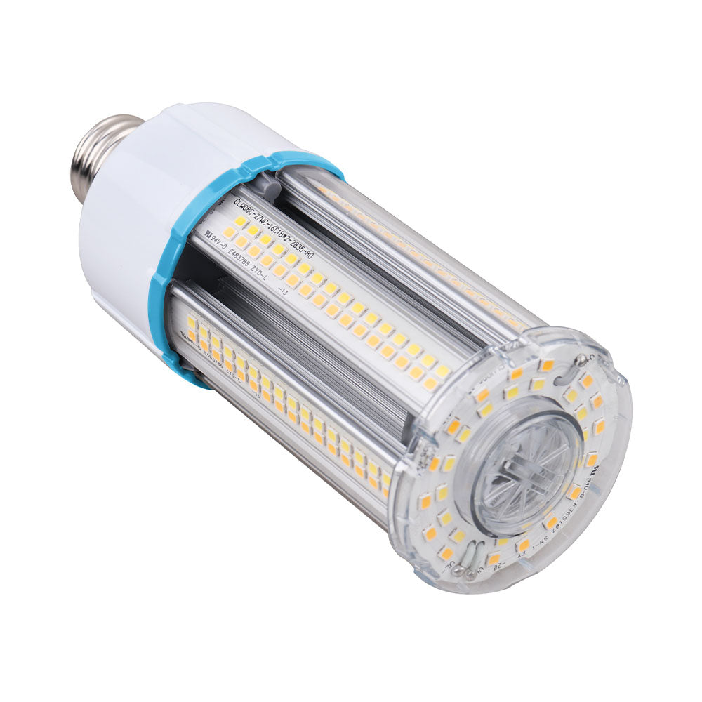 27/18/12-Watt Selectable & CCT Tunable E26 LED Corn Bulb Light (24-Pack)