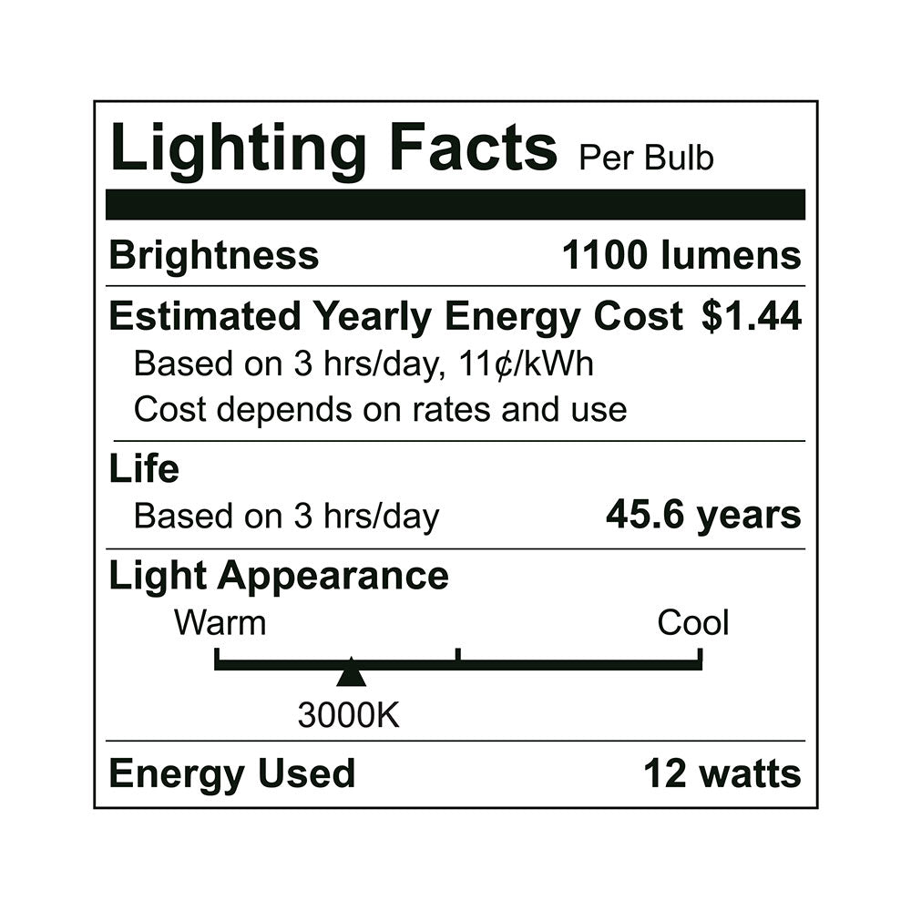 PL Lamp Vertical A+B Hybrid 1100lm 120-277V LED Light Bulb (50-Pack)