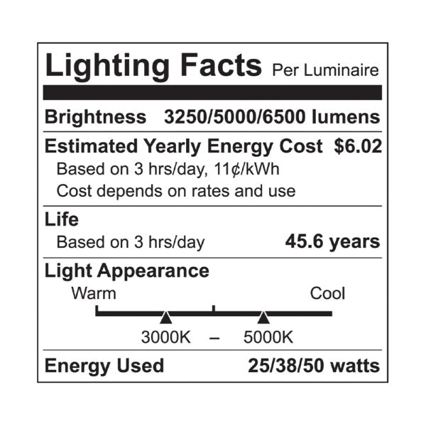 Vapor Tight 4ft. 3CCT 3500K/4000K/5000K Dimmable 6550lm LED Lighting Fixture (4-Pack)