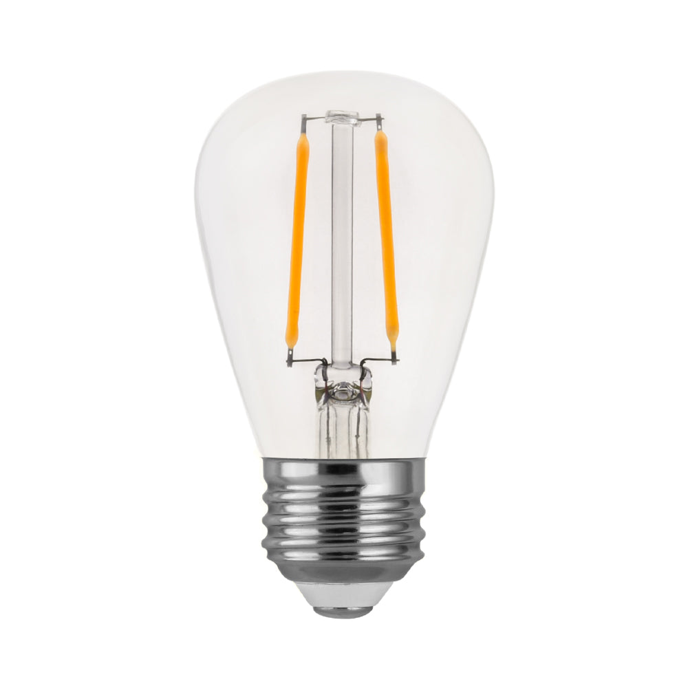 2-Watt Decorative Filament Lamp S14 E26 180lm LED Light Bulbs, 2700K (24-Pack)