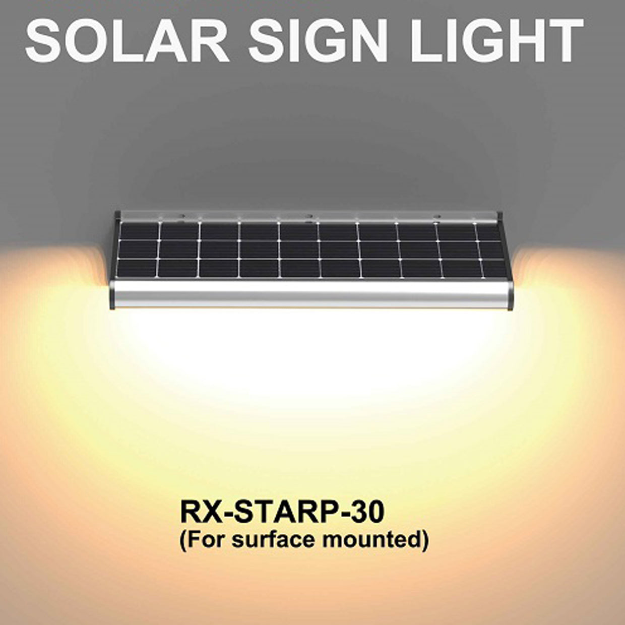 Star-PRO Solar 13" Top Billboard Sign Light Fixture