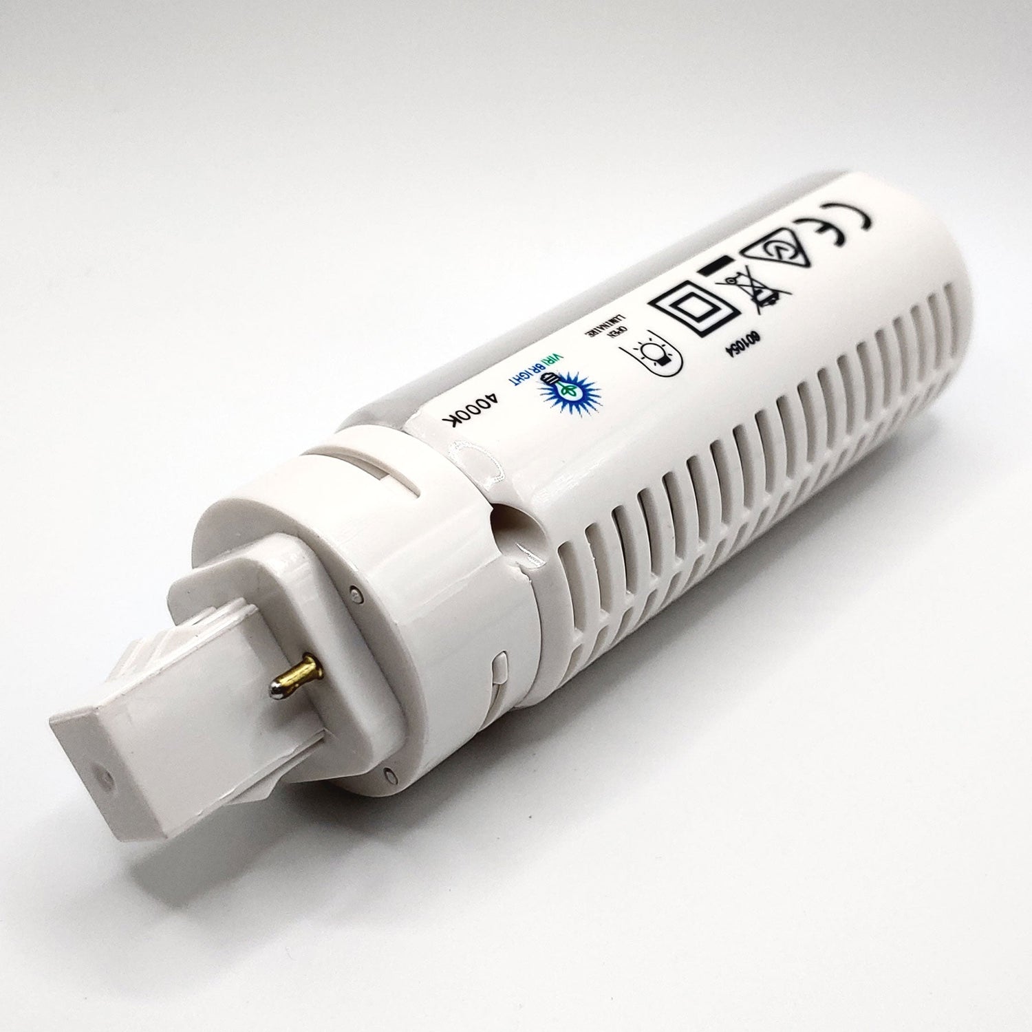 Viribright - 13-18 Watt Equivalent PL Lamp GX23-2 (2-Pin) CFL LED Light Bulb - 750156