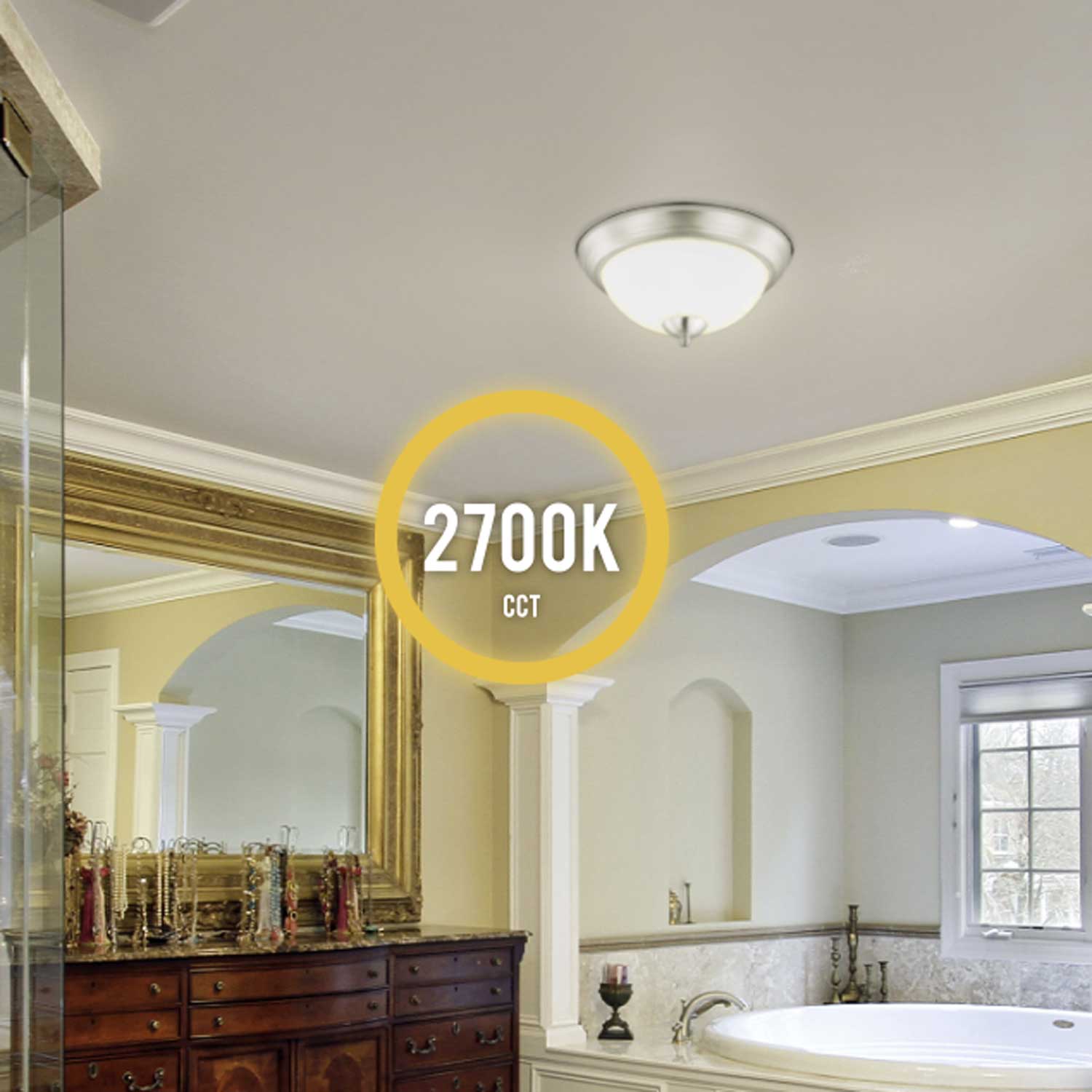 Bright bathroom 2024 light fixtures