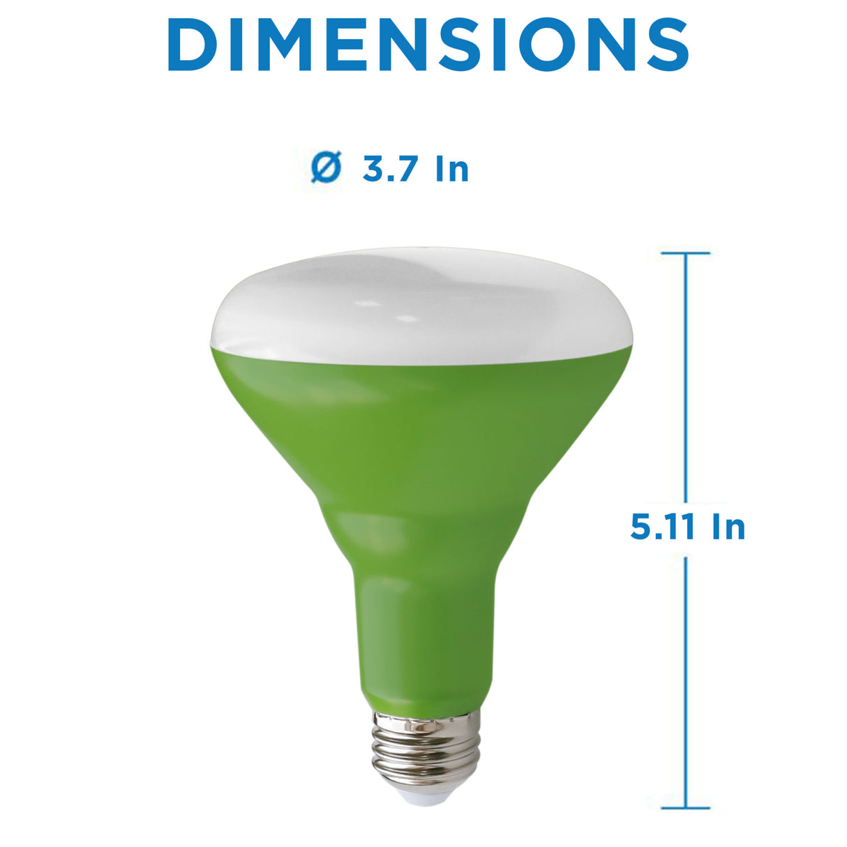 Virigrow BR30 E26 Base Indoor Garden LED Grow Light Bulb