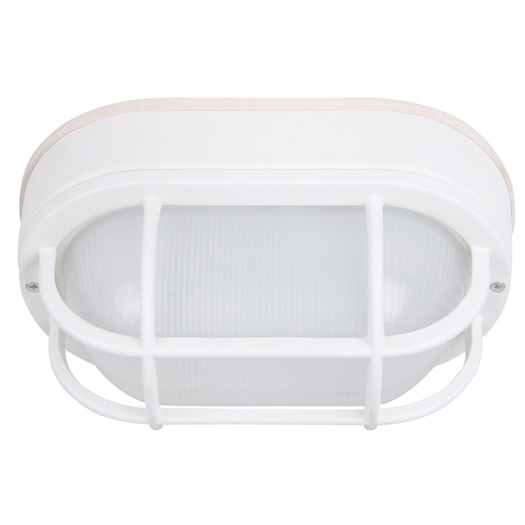 Energy-Efficient Outdoor LED Wall Sconce in Clean White Finish