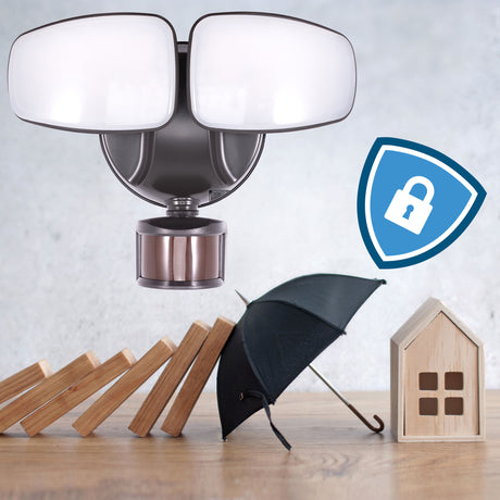 Bright and reliable LED security light for home or business