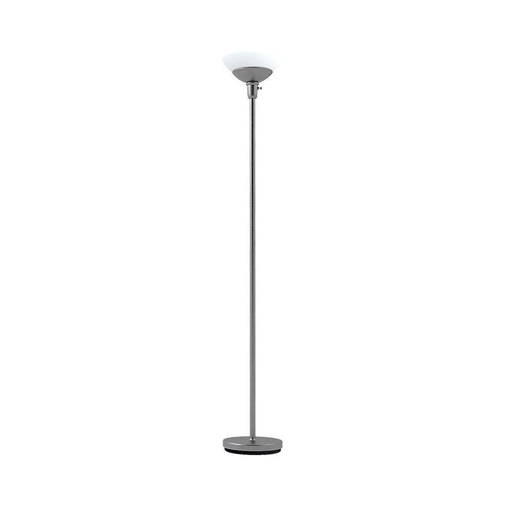 Torchiere 69in. Tall LED Floor Lamp, Brushed Nickle
