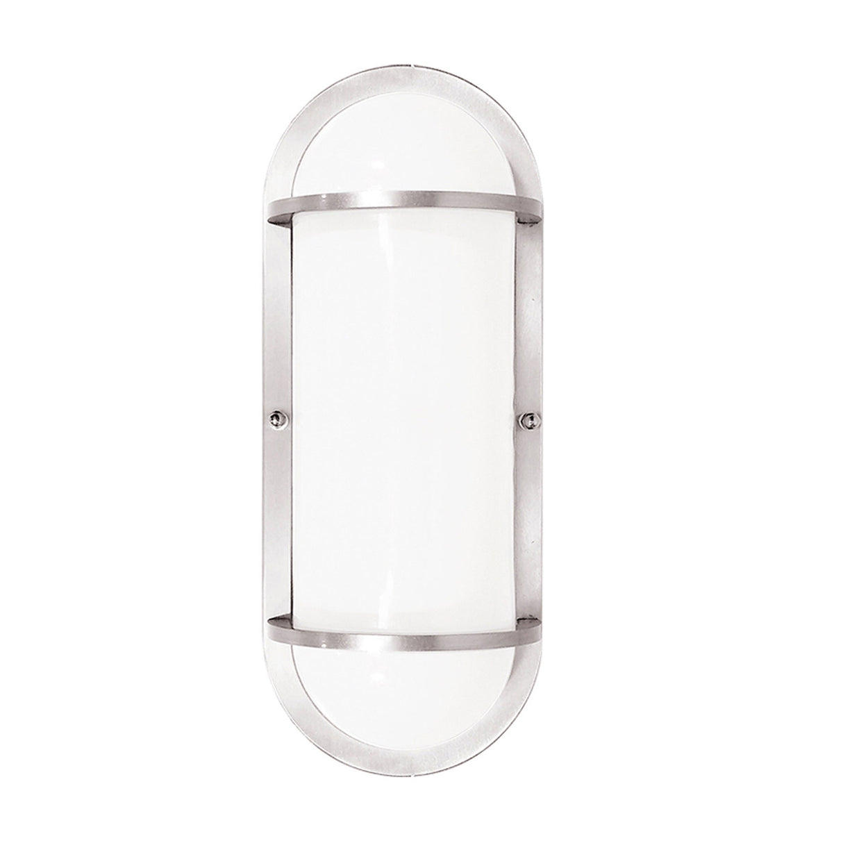 Outdoor 12" Wall 12" Sconce LED Lighting Fixture, Brushed Nickle