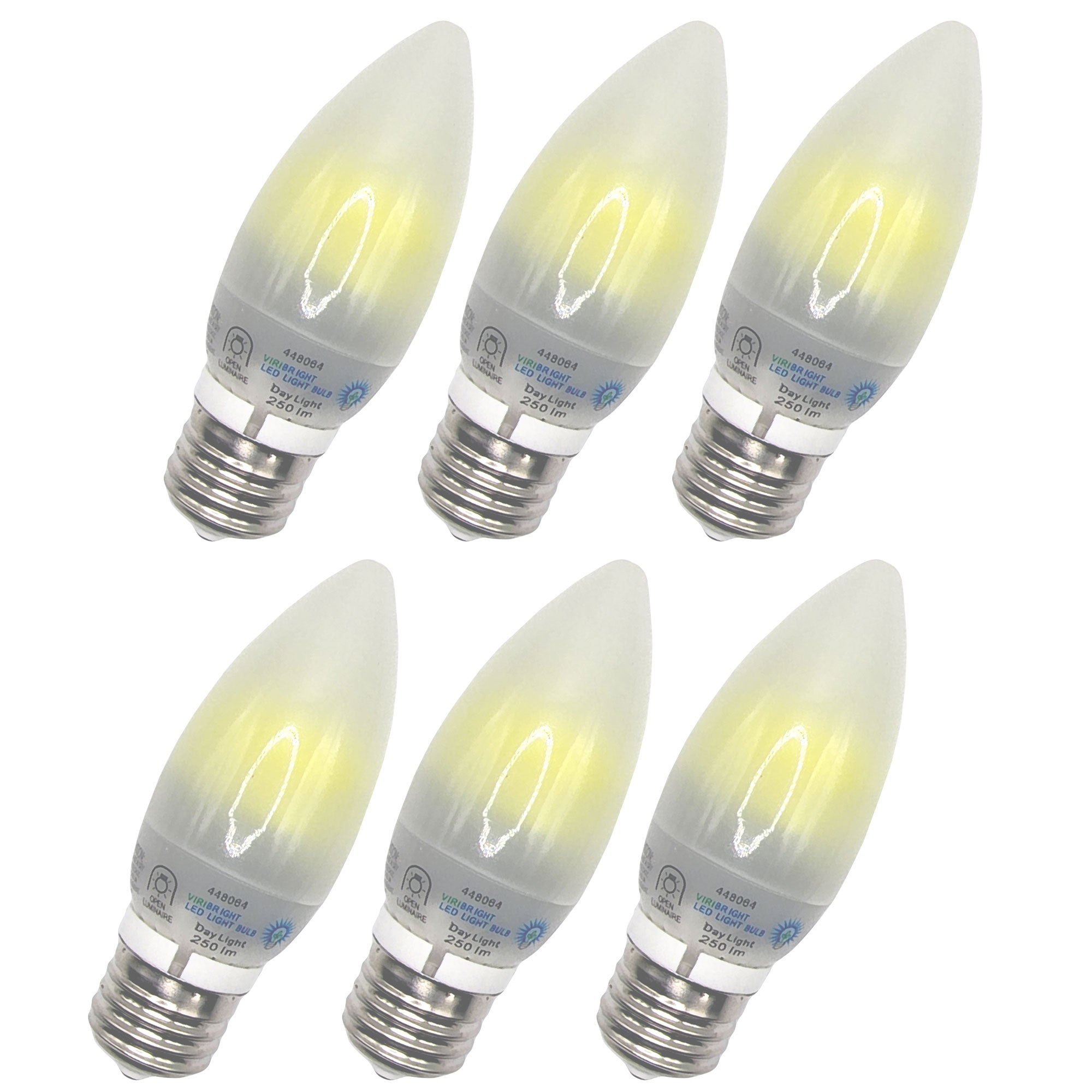 Chandelier 25-Watt Equivalent B11 E26 Frosted LED Light Bulb