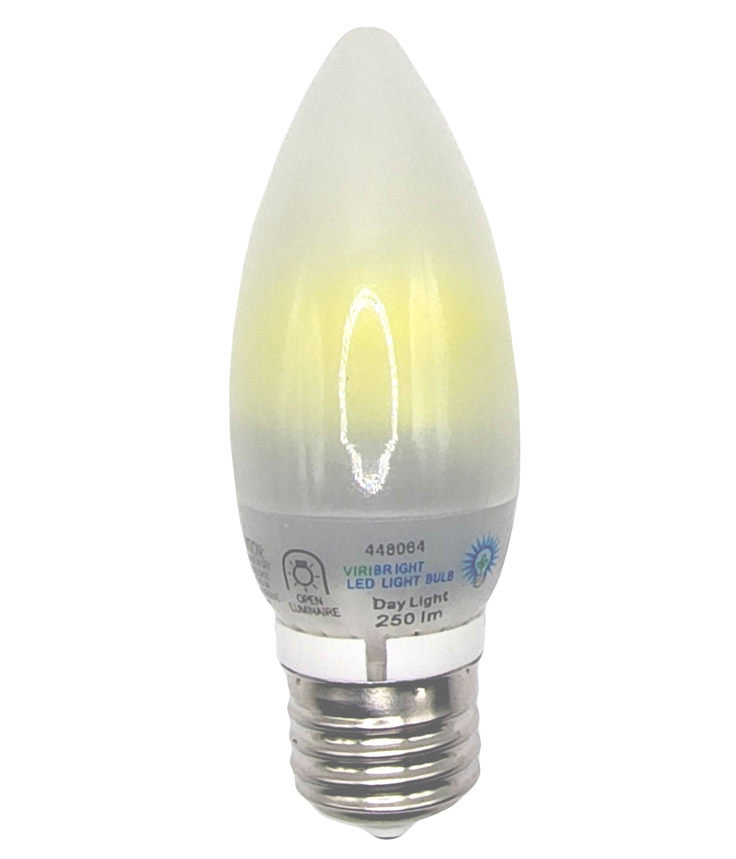 Chandelier with Frosted LED Light Bulb