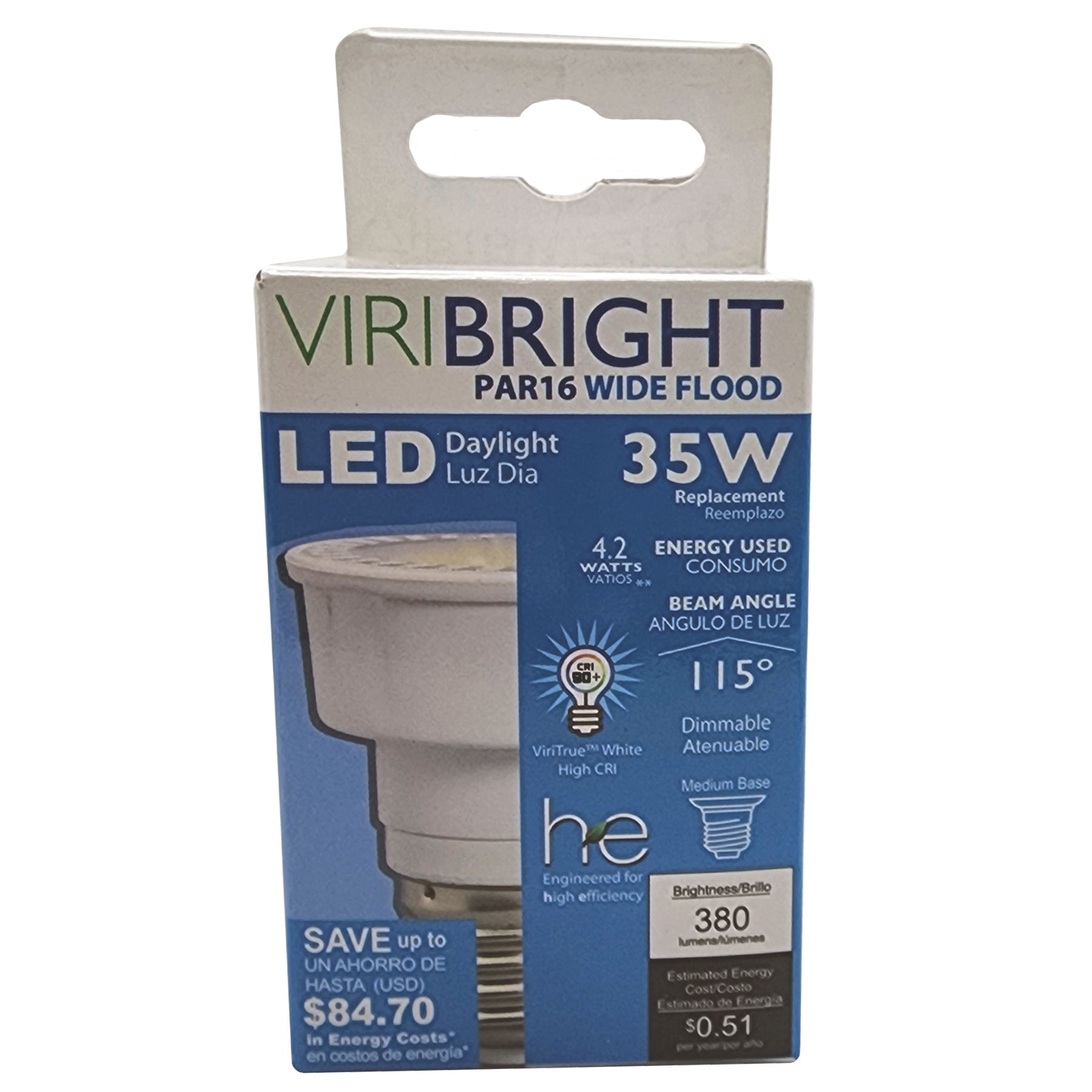 35-Watt Equivalent PAR16 E26 LED Spotlight Bulb
