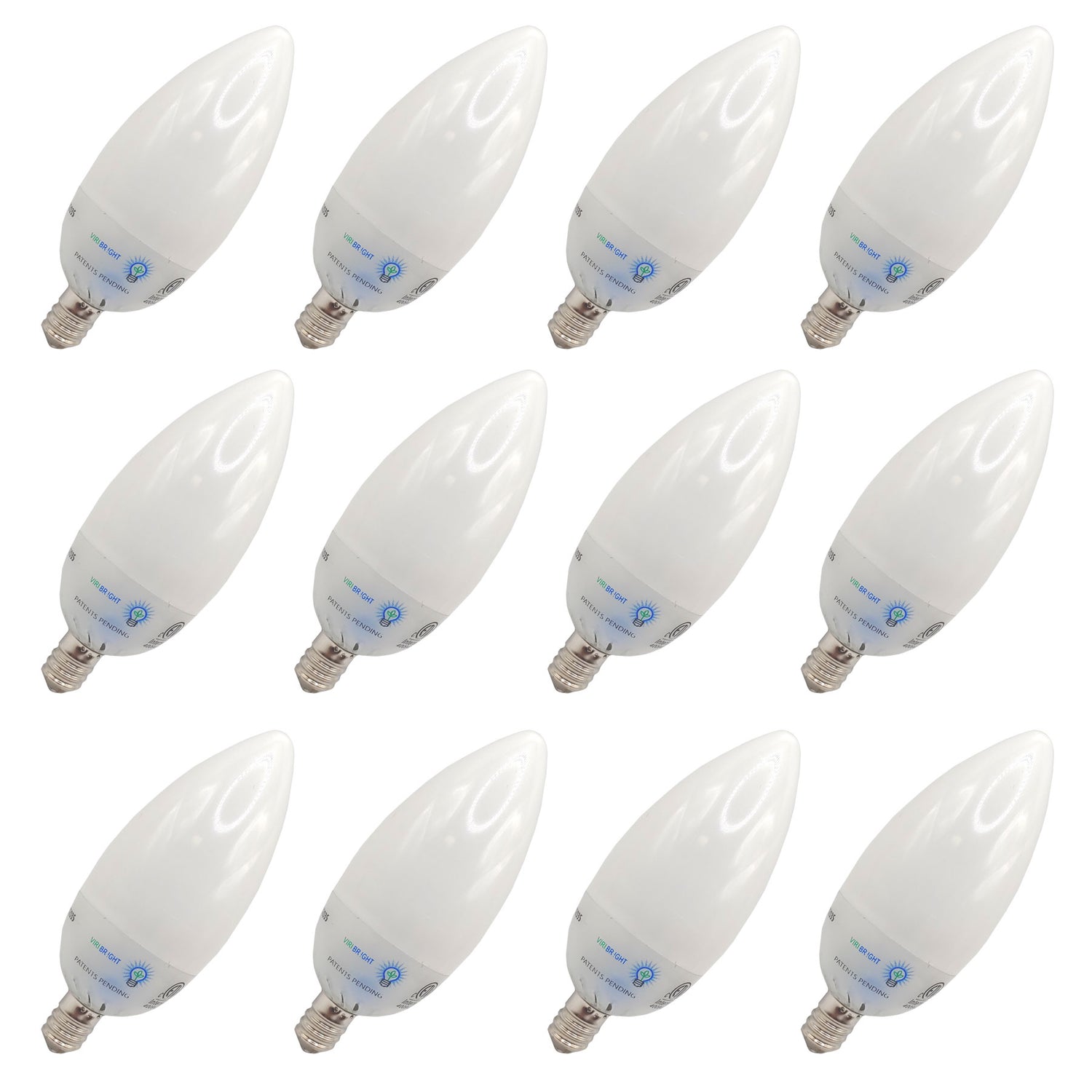 Chandelier 25-Watt Equivalent B10 E12 Frosted LED Light Bulb