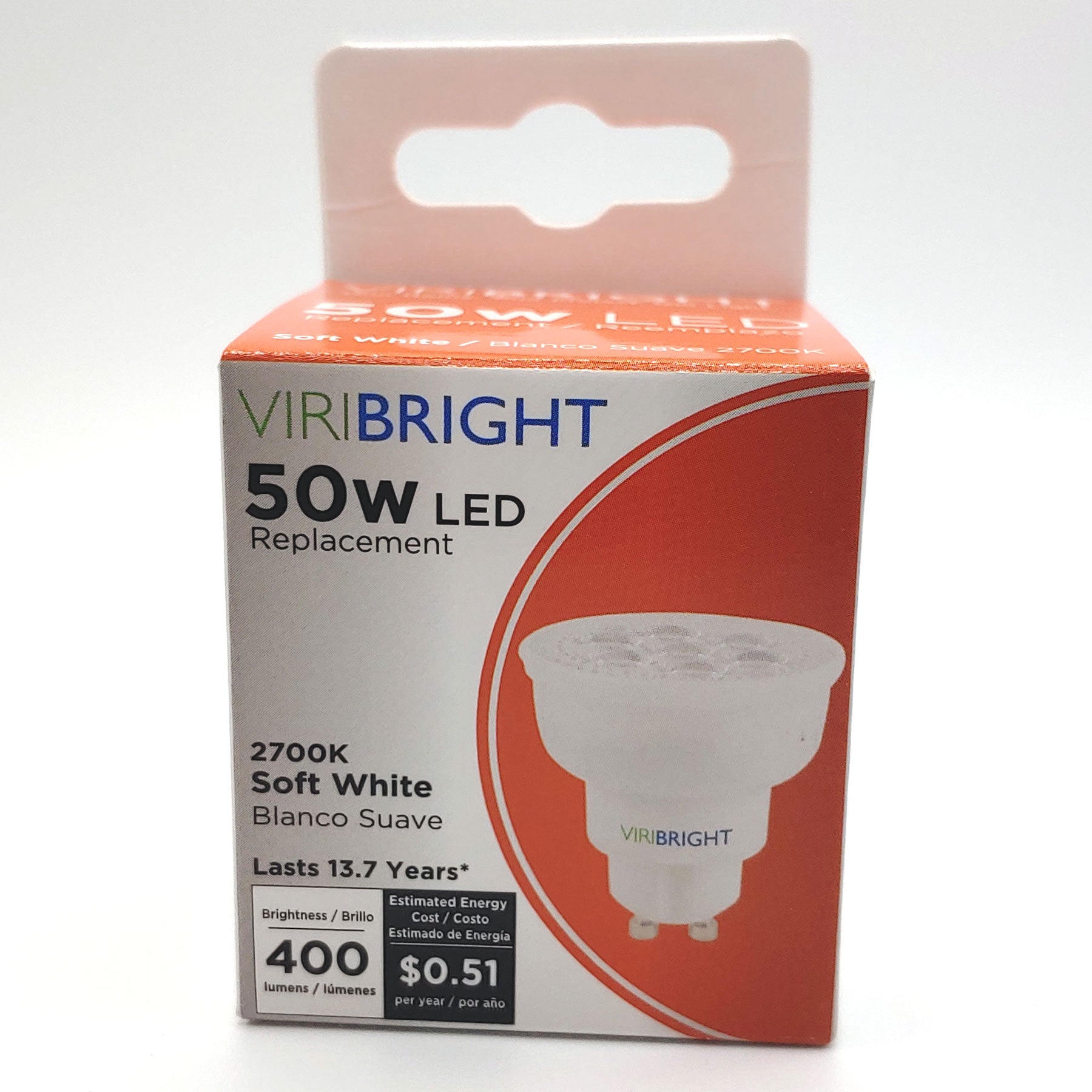50-Watt Equivalent MR16 GU10 Dimmable LED Flood Light Bulb