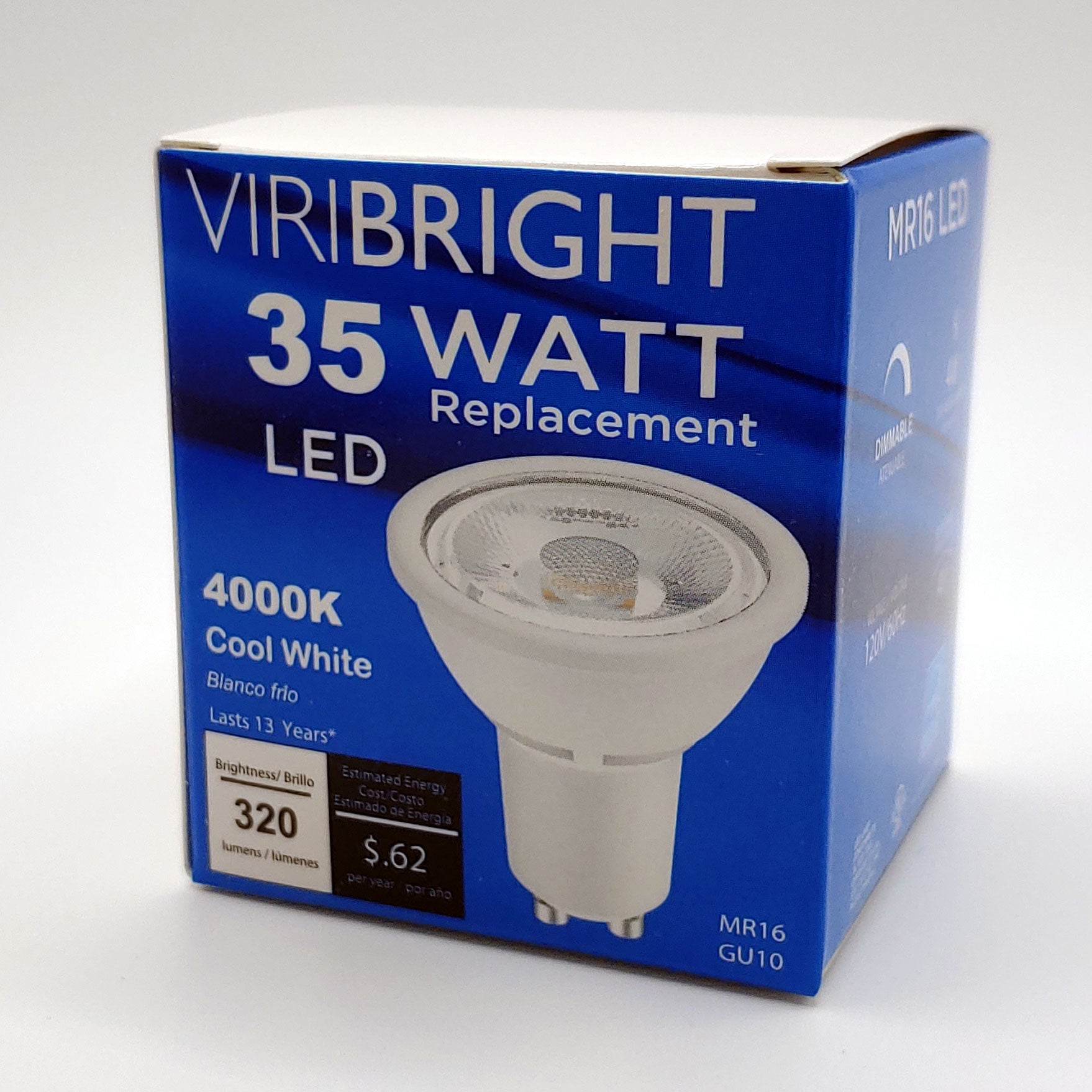 Korrupt Rust plantageejer 35-Watt Equivalent MR16 GU10 Dimmable LED Flood Light Bulb