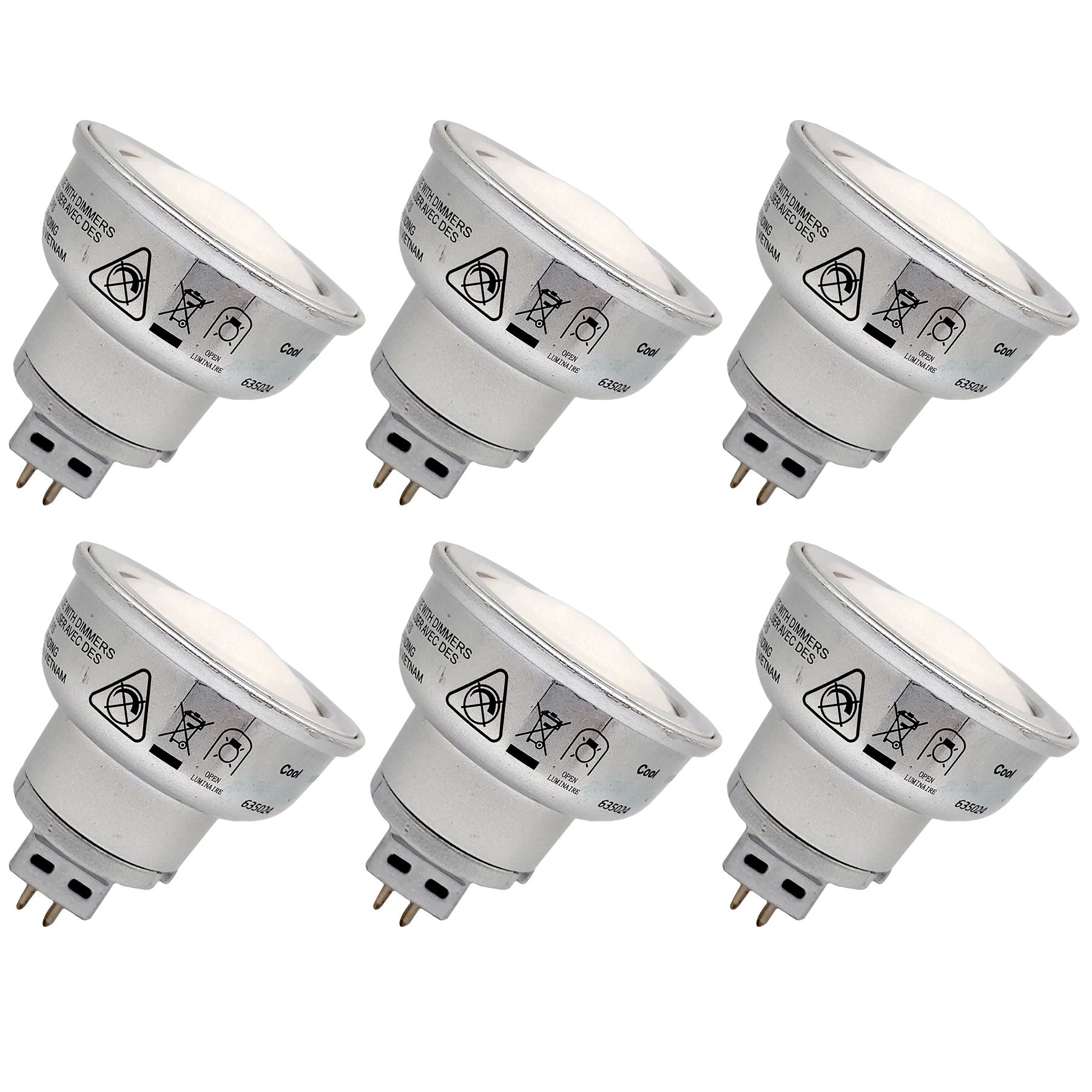 Viribright 4.2 Watt Soft White LED Floodlight Bulb 6 Pack 752147 6
