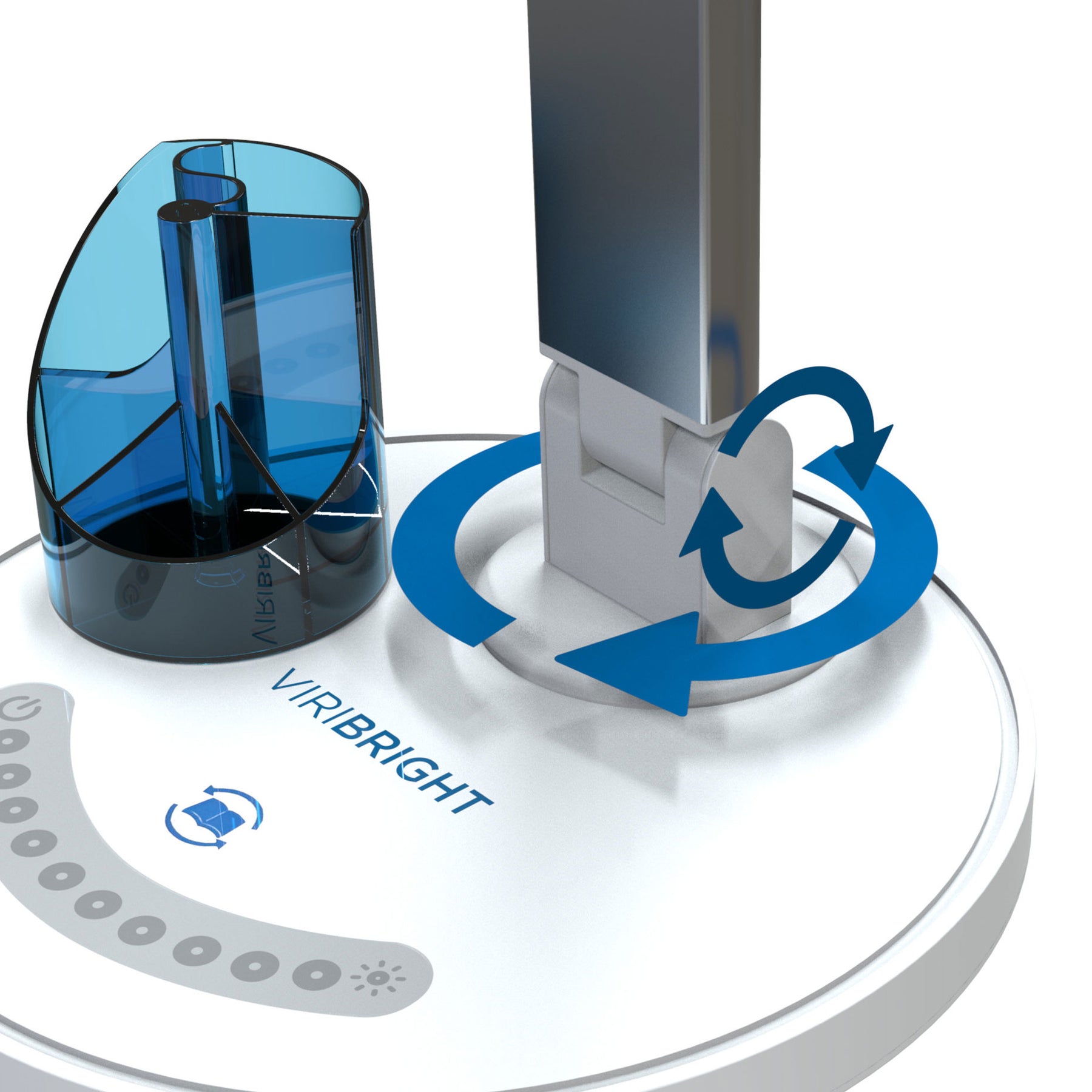 Viribright Modern LED Desk Lamp with Touch Controls & USB Charge Port